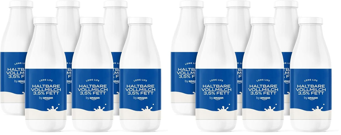 by Amazon Haltbare Vollmilch 3,5% Fett, 1 L (6er pack)