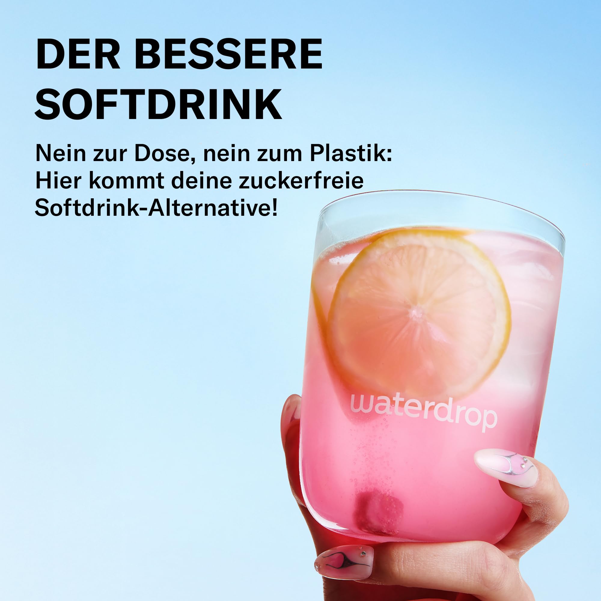 waterdrop® Beeren & Früchte Set – 48 Waterdrop Würfel in 4 verschiedenen Sorten – Zuckerfreier Durstlöscher & Alternative zu Getränkesirup und Geschmackspulver – Flavour Drops im Wasser auflösen
