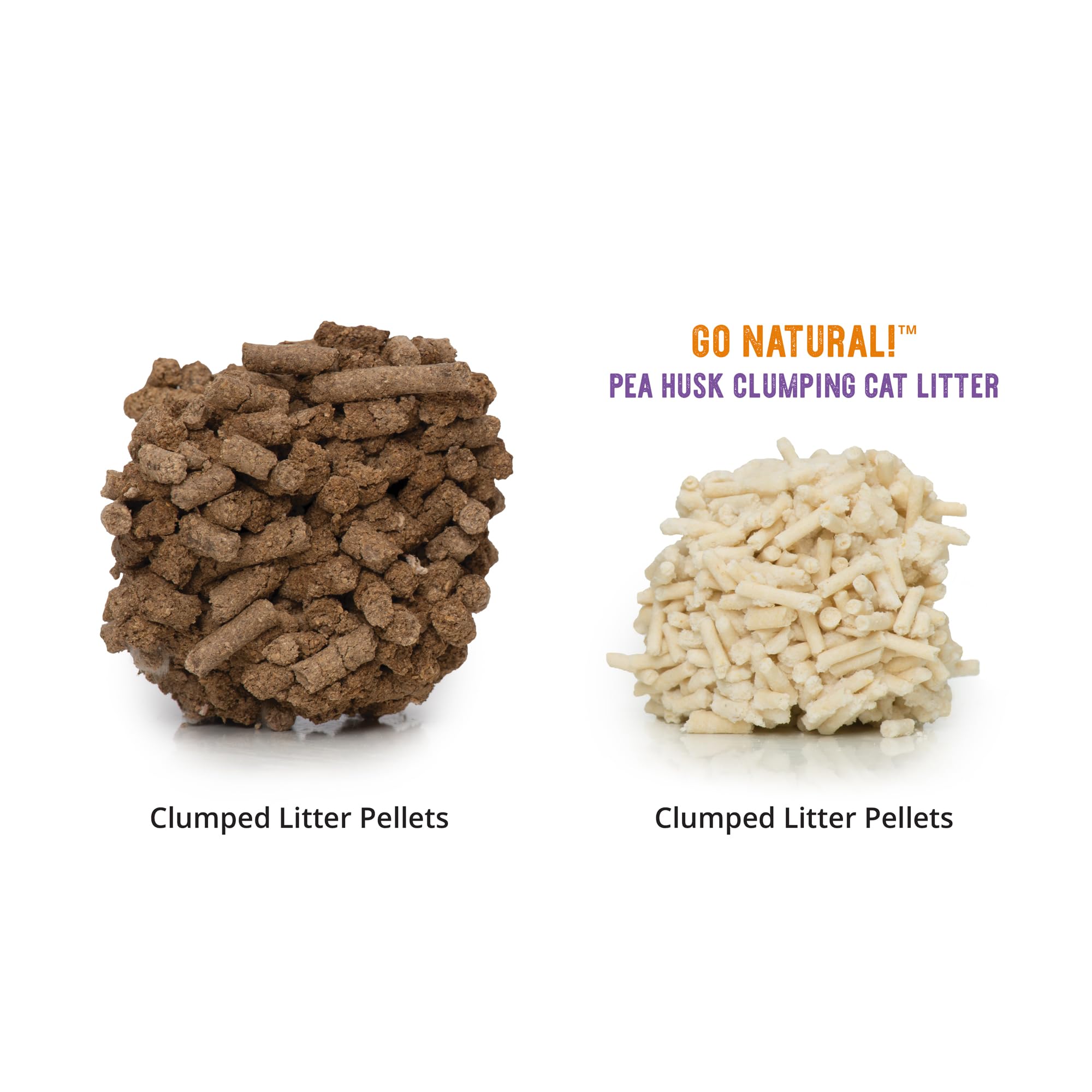 Catit Go Natural!, klumpende Katzenstreu, aus Erbsenhülsen, mit Vanilleduft, 2 x 2,8kg (5,6kg)