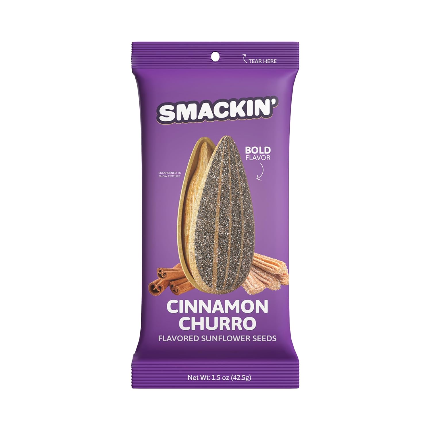 SMACKIN' Sunflower Seeds, Roasted Jumbo Small-Batch, American Made - Variety, 1.5oz bags (11 pack)