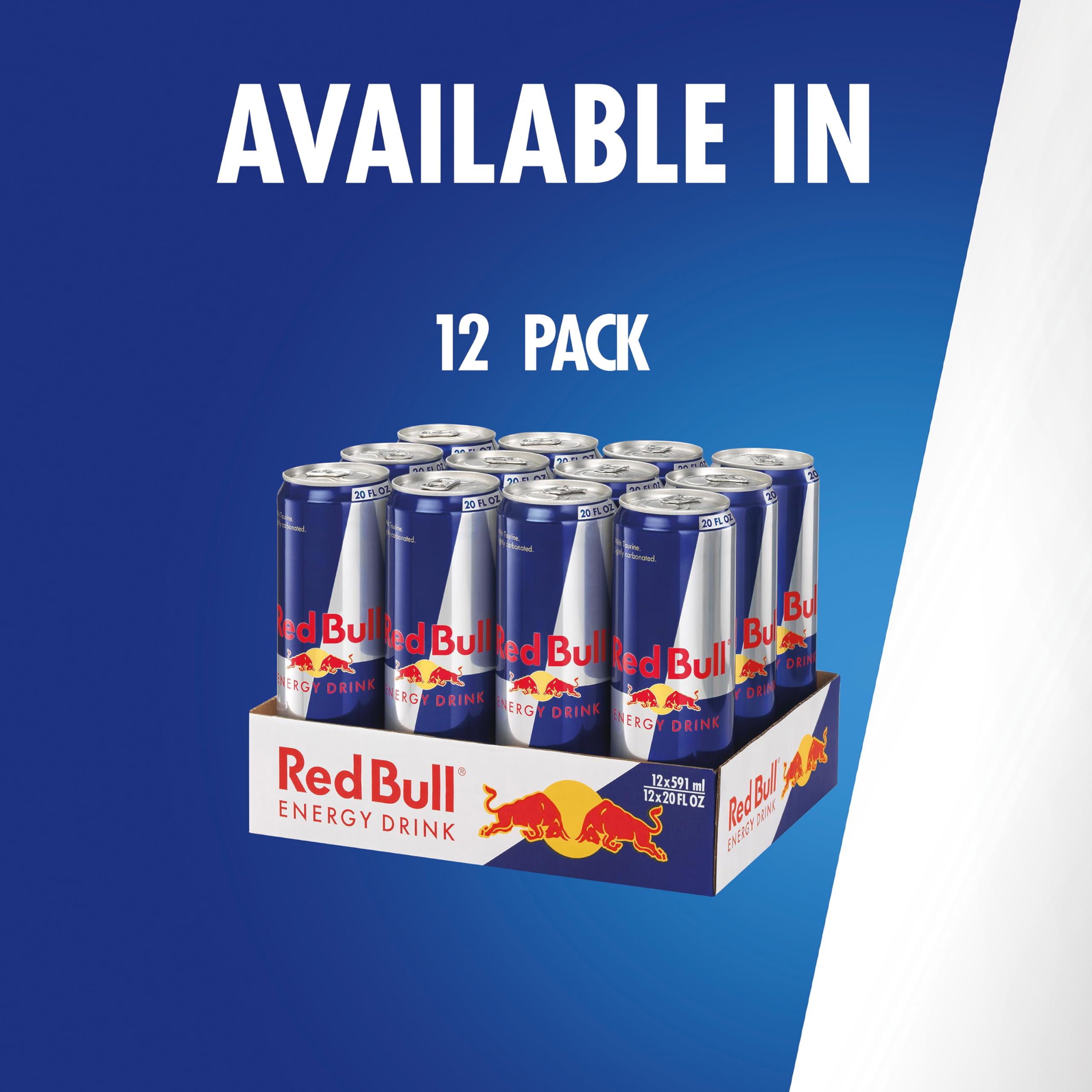 Red Bull Energy Drink with 80mg Caffeine plus Taurine & B Vitamins, 8.4 Fl Oz, 6 Packs of 4 Cans (Pack of 24)
