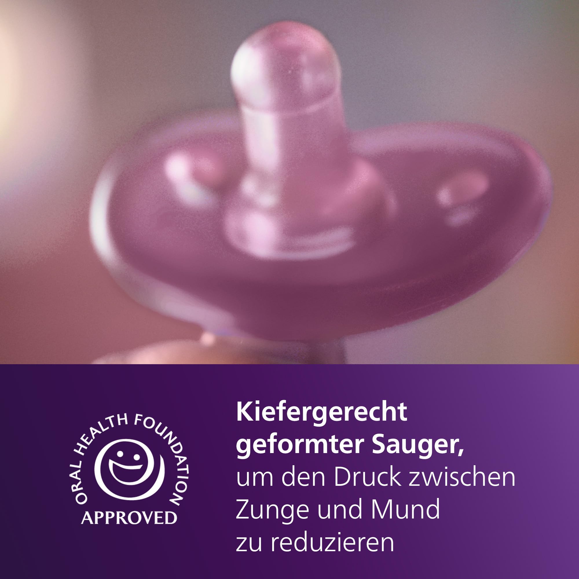 Philips Avent Soothie-Schnuller – einteiliges Silikondesign, für Neugeborene, flexibler Sauger, der den Druck auf Zähnen und Mund reduziert, BPA-frei, mit Sterilisationsbehälter, 2er-Pack, SCF099/27