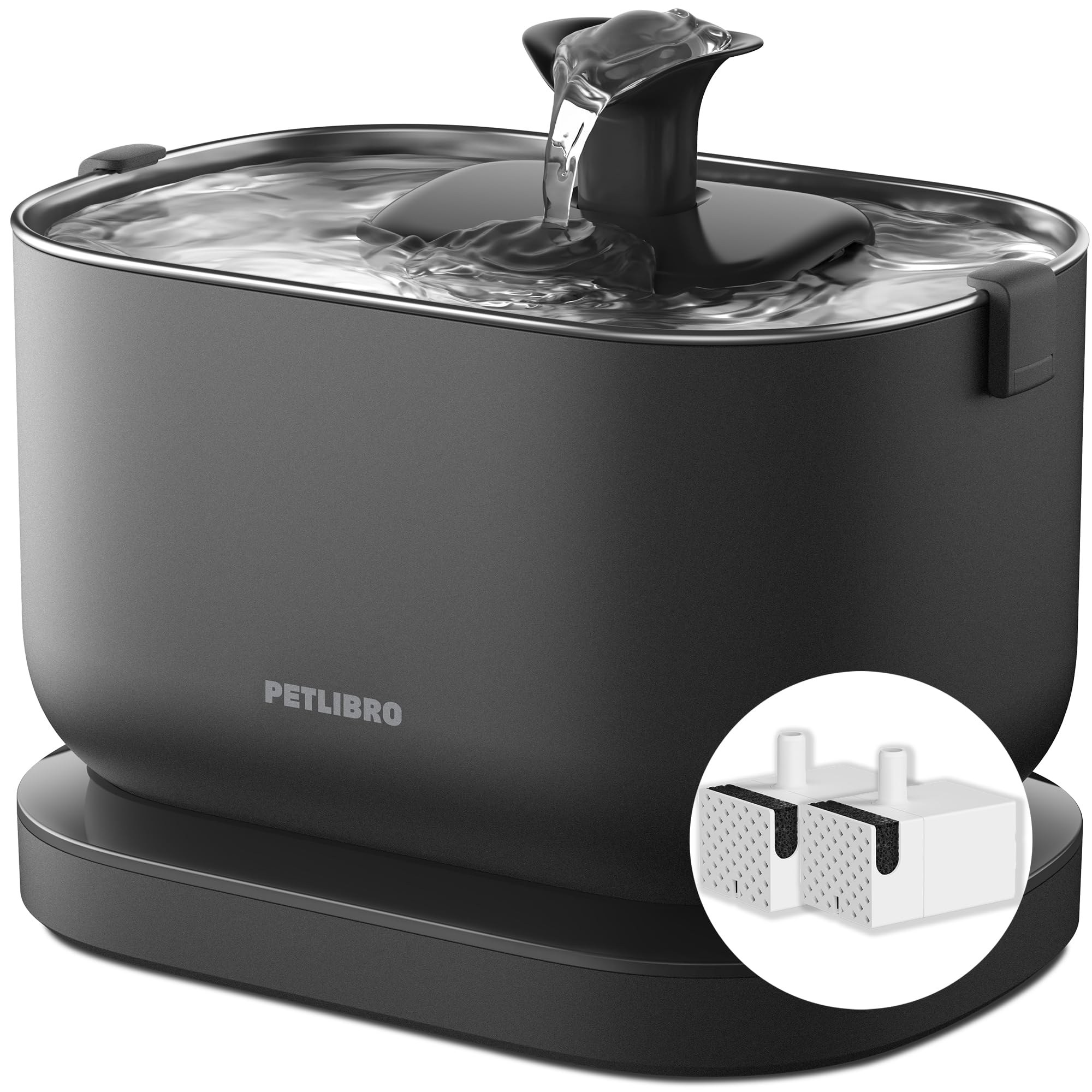 PETLIBRO Filter Katzenbrunnen 8er Pack für Dockstream Trinkbrunnen für Katze PLWF005, PLWF115, PLWF105, PLWF305, 4-Monats-Set Ersatzfilter für Katzentrinkbrunnen
