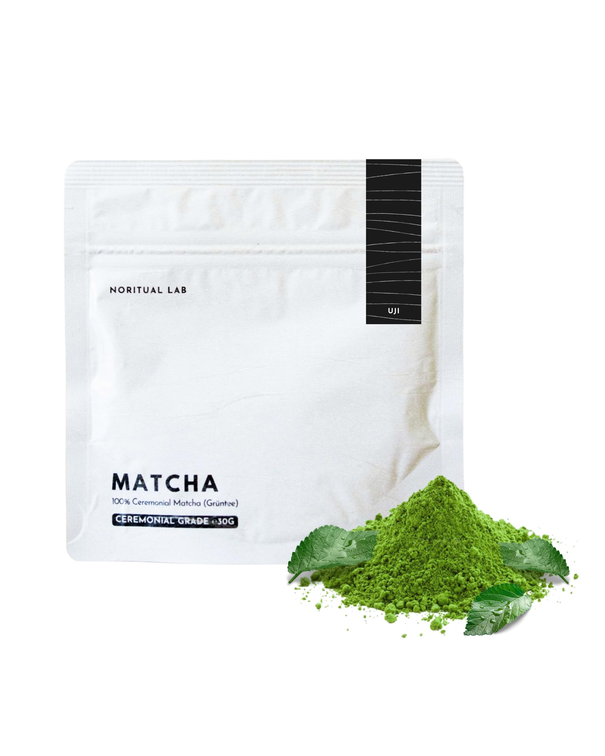 Ceremonial Matcha - Reines Matcha Pulver aus Japan - Ceremonial Grade - Original Matcha Grüntee - Erste Ernte - 100% Natürlich und Laborgeprüft