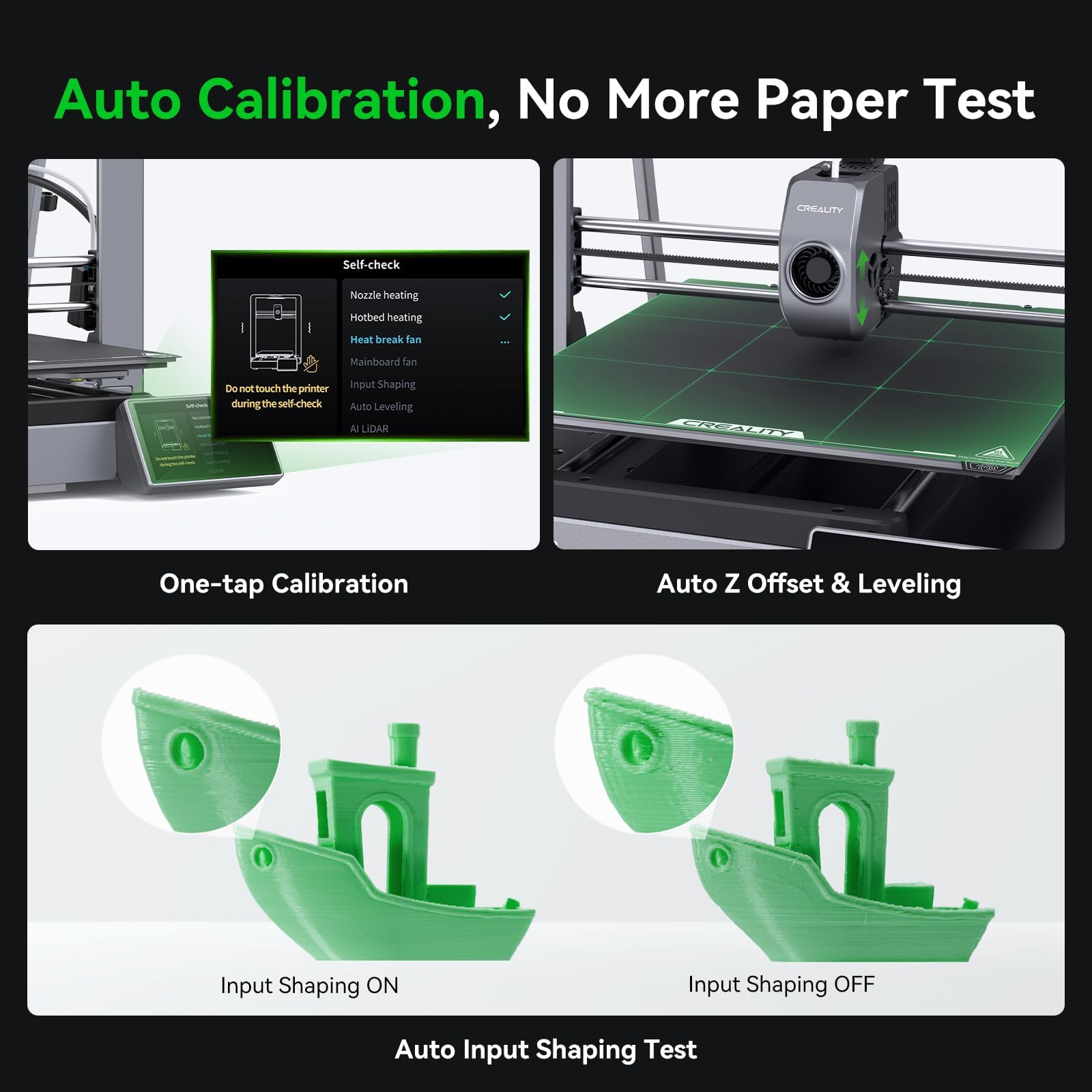 Creality Ender-3 V3 KE 3D Printer, 500 mm/s High-Speed Printing with Auto-Leveling, Sprite Direct Extruder Supports 300℃ Printing, Ultra-Smooth and Stable, 220×220×250 mm Print Volume