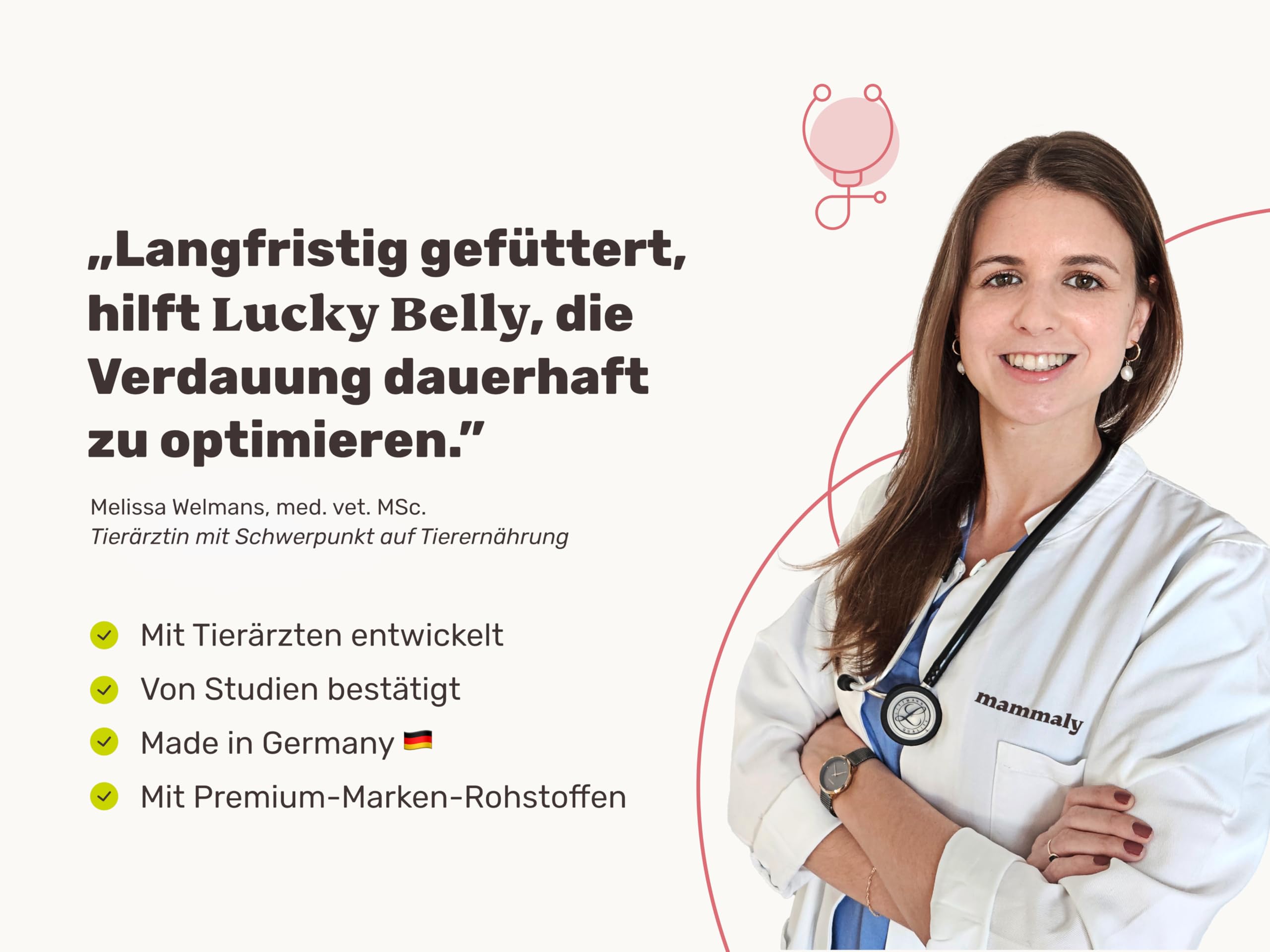 9-in-1 Probiotika für Deinen Hund - Lucky Belly Hypoallergen Allergie Fit ohne Huhn 120 Drops (350g) von mammaly-Bei Magenprobleme & Verdauungsprobleme für Magen-Darm,Verdauungssnacks bei Gras fressen