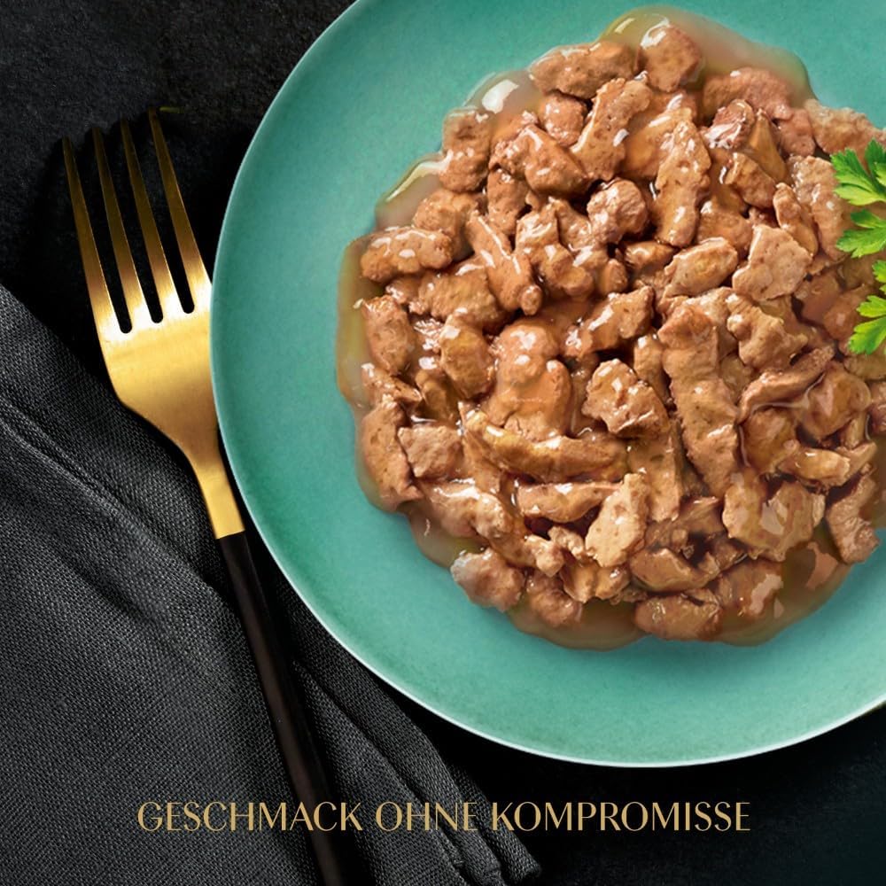 SHEBA Adult Katzenfutter nass - 40x85g Portionsbeutel - Geflügel Variation in Sauce - Nassfutter für Katzen - 1 Großpackung