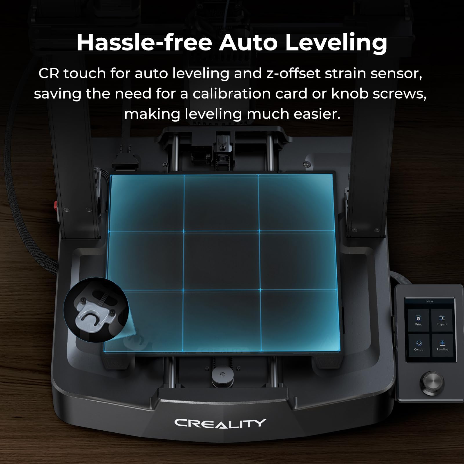 Creality K2 SE 3D Printer, 500mm/s High-Speed Printing, Support Multi Color 3D Printing Needs CFS, Solid Metal Build, Auto Leveling, Direct Drive Extruder, Quick-Swap Nozzle, 220×215×245mm Print Size