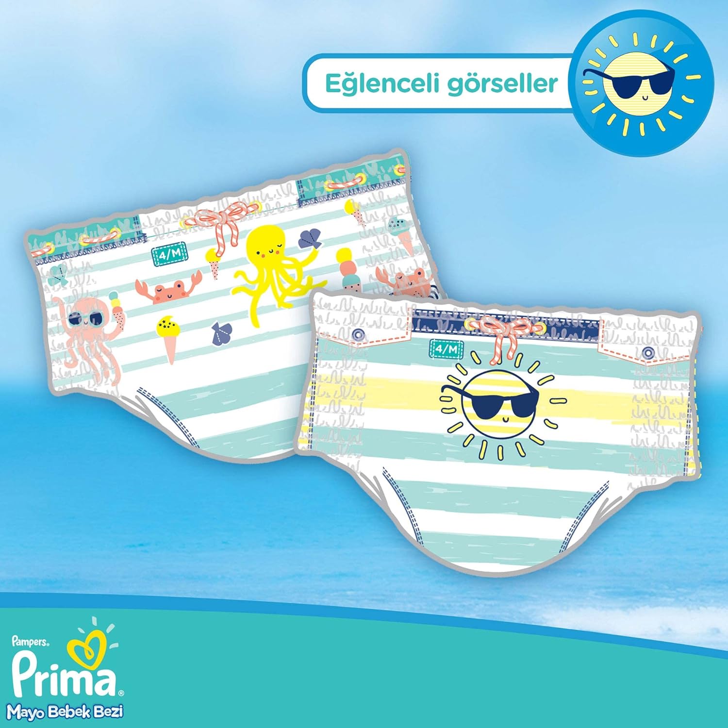 Pampers Splashers Baby Shark Limited Edition 4-5, 11, 9kg-15kg, Einweg-Schwimmwindeln, für sicheren Schutz im Wasser