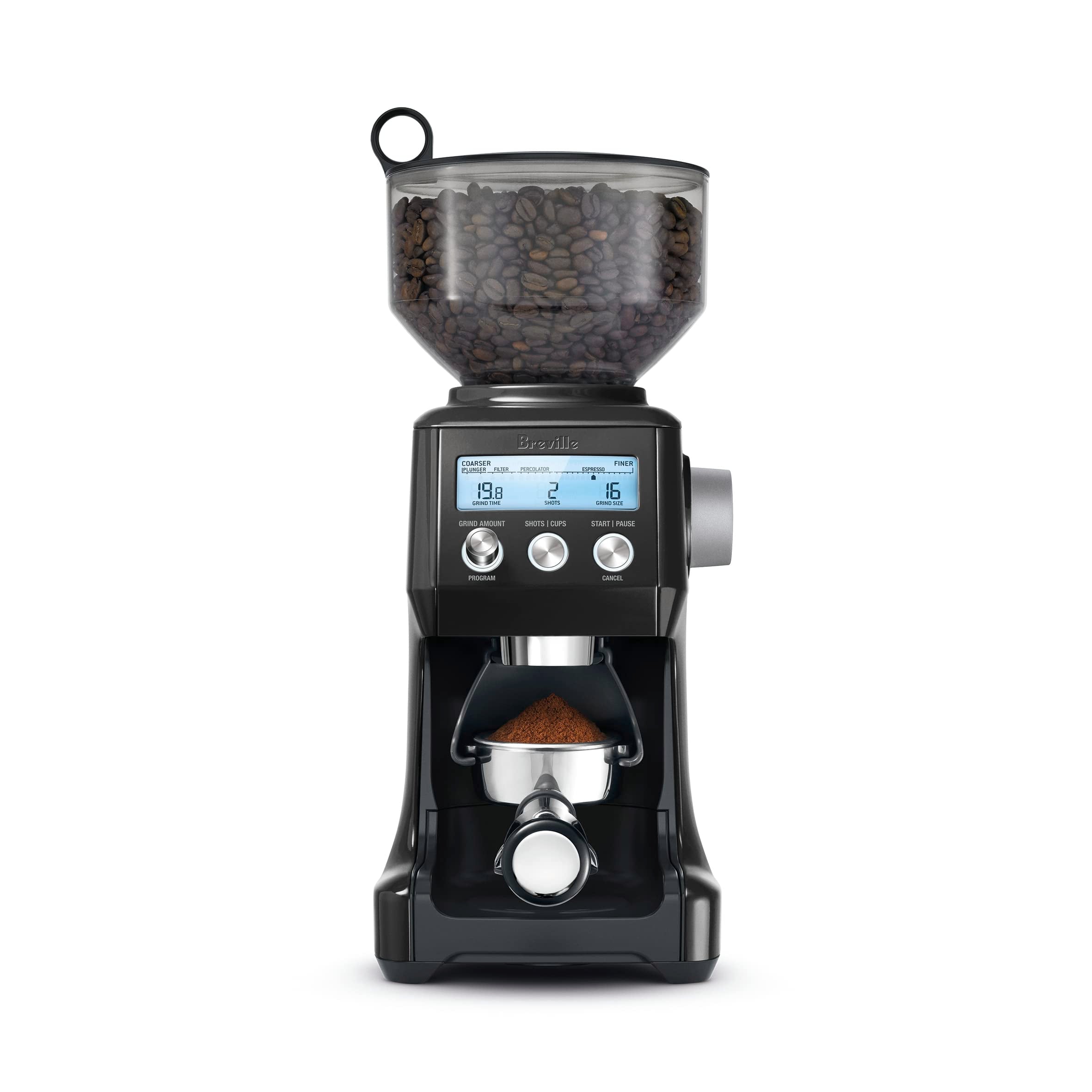 Breville BCG820BSS Smart Grinder Pro for Coffee and Espresso, Brushed Stainless Steel