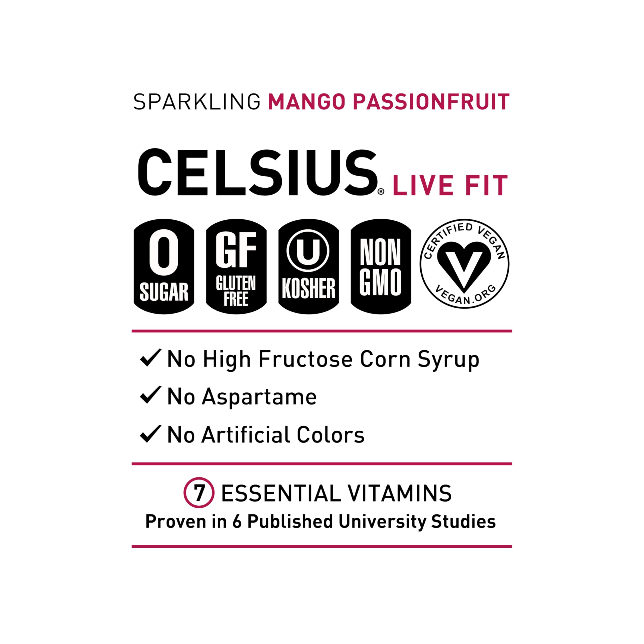 CELSIUS Sparkling Kiwi Guava, Functional Essential Energy Drink 12 Fl Oz (Pack of 12)