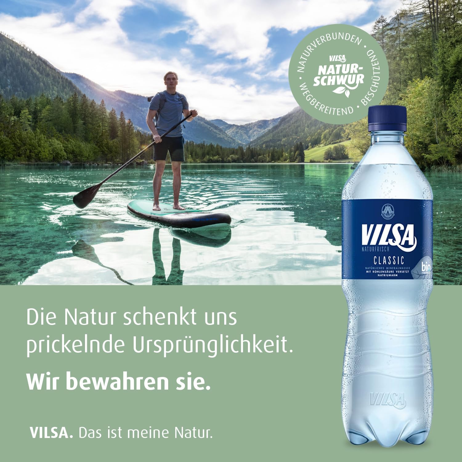 VILSA Mineralwasser Classic, 6 x 1,00 l PET (Packung mit 4)