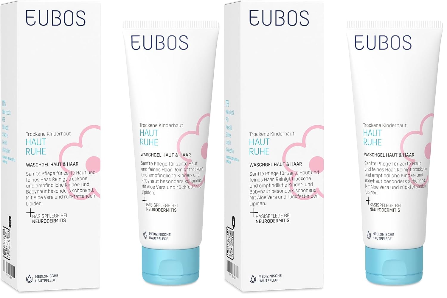 EUBOS Kinder Haut Ruhe Lotion, 125 ml Lotion