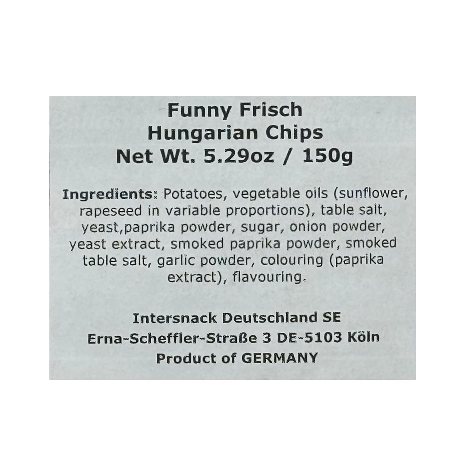 funny-frisch Chipsfrisch ungarisch 150g