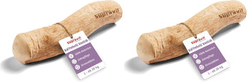 Supravit Natürlicher Kauknochen aus Kaffeeholz für Welpen XS | Mehr als EIN Holzstäbchen - spannendes Welpen Kauspielzeug & langanhaltende Beschäftigung | Kaustab Kauholz