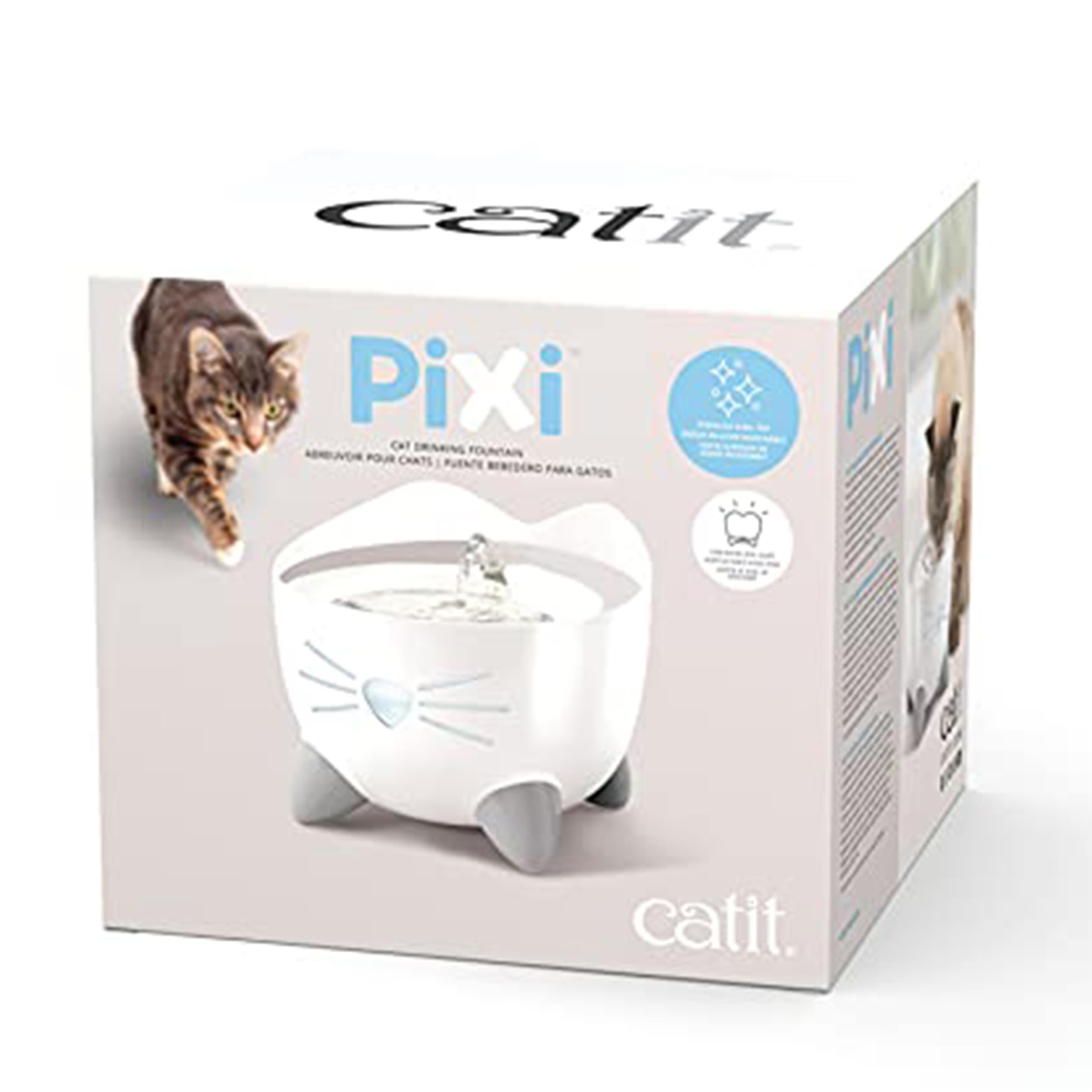 Catit Pixi Trinkbrunnen für Katzen, Weiß, 1 Stück (1er Pack)