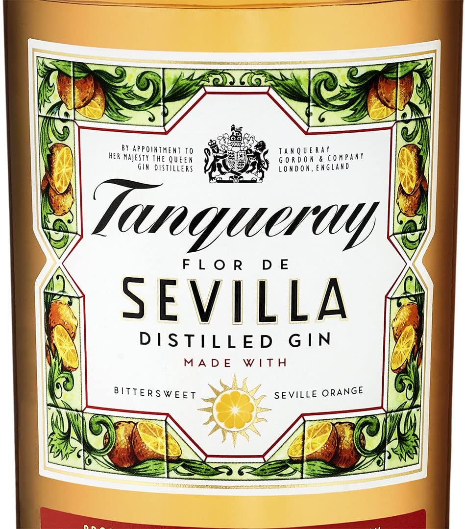 Tanqueray London Dry Gin | aromatischer Gin | 4-fach destilliert auf englischem Boden | 43,1% vol | 1000ml Einzelflasche
