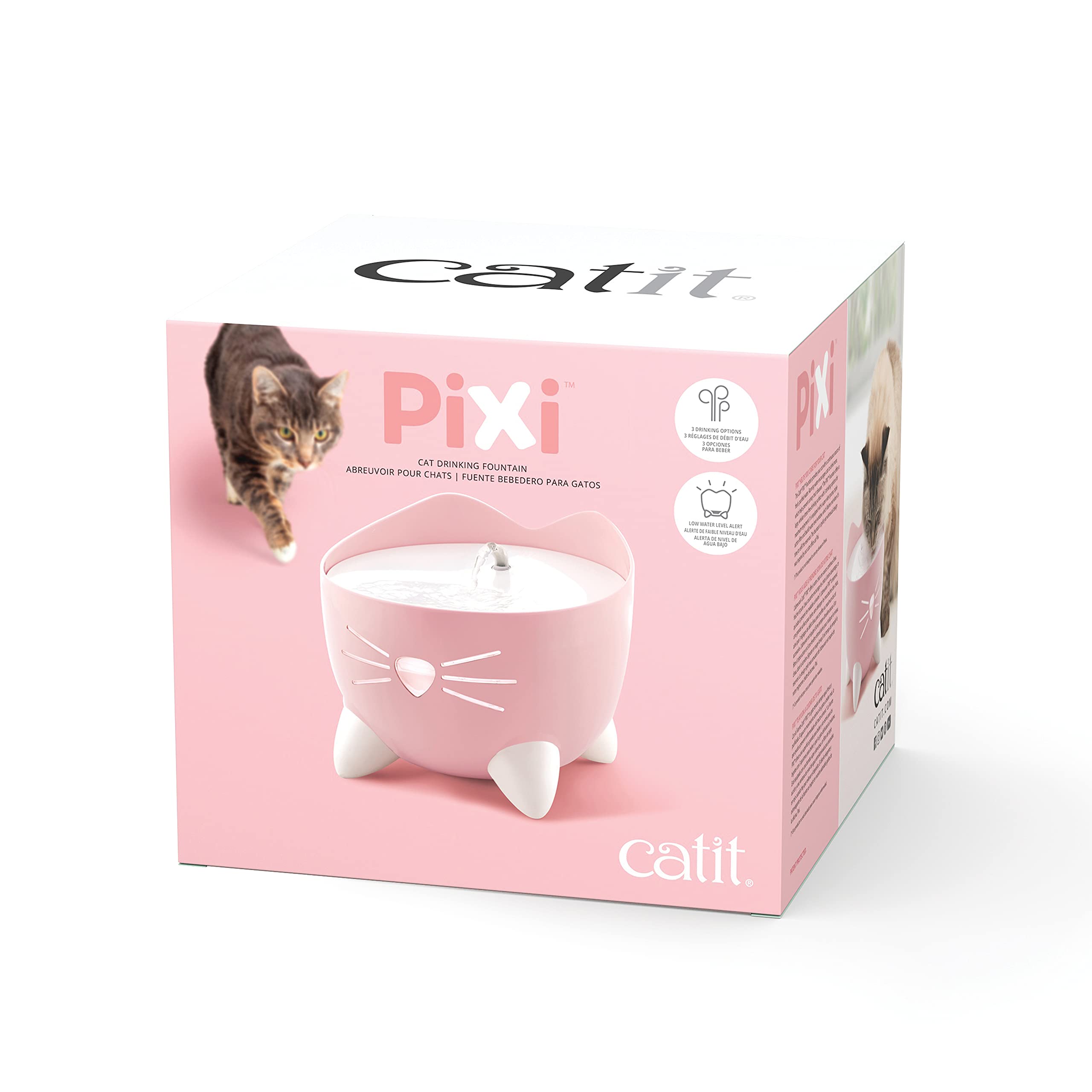Catit Pixi Trinkbrunnen für Katzen, Weiß, 1 Stück (1er Pack)