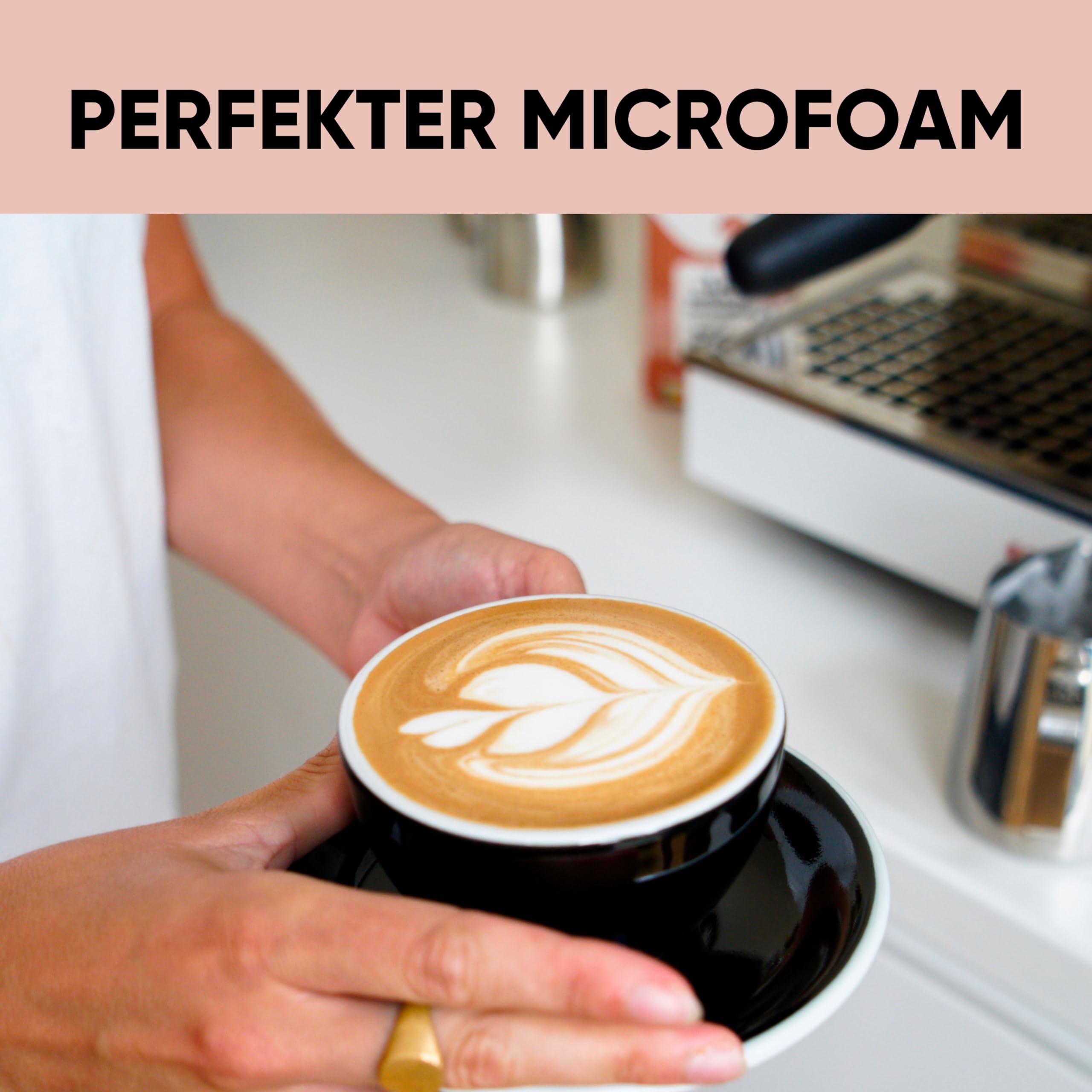 vly BARISTA - Die vegane Milchalternative aus Erbsenprotein | Cremiger Schaum | Reich an Ballaststoffen, Calcium, Vitaminen & Protein | Laktosefrei, Glutenfrei, Zuckerarm, Pflanzlich - 16x1L
