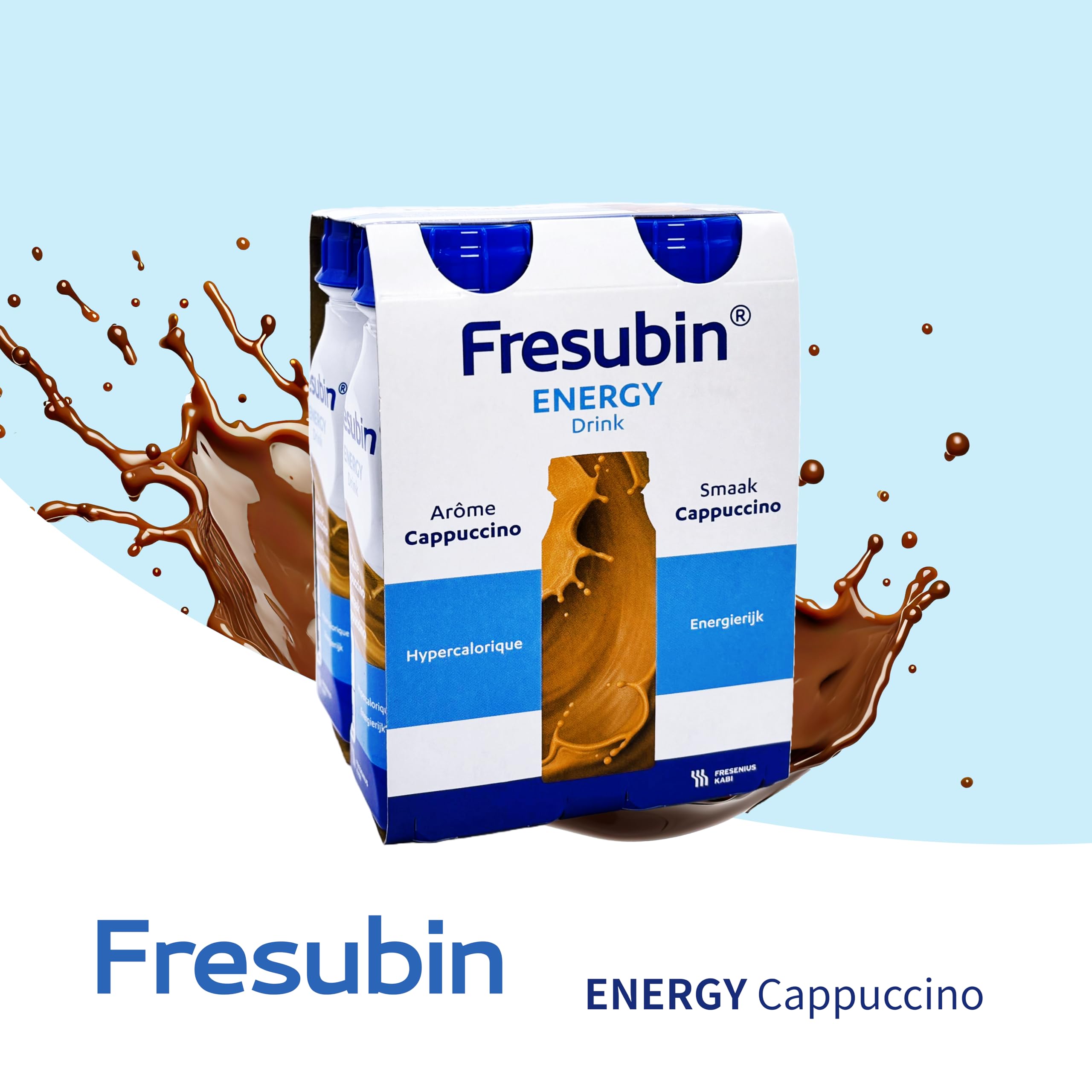Fresubin Energy Drink - Mischkarton Hochkalorische Trinknahrung von Fresenius Kabi in 6 Geschmacksrichtungen, 300 kcal pro Flasche (200 ml (24er Pack), Mischkarton)