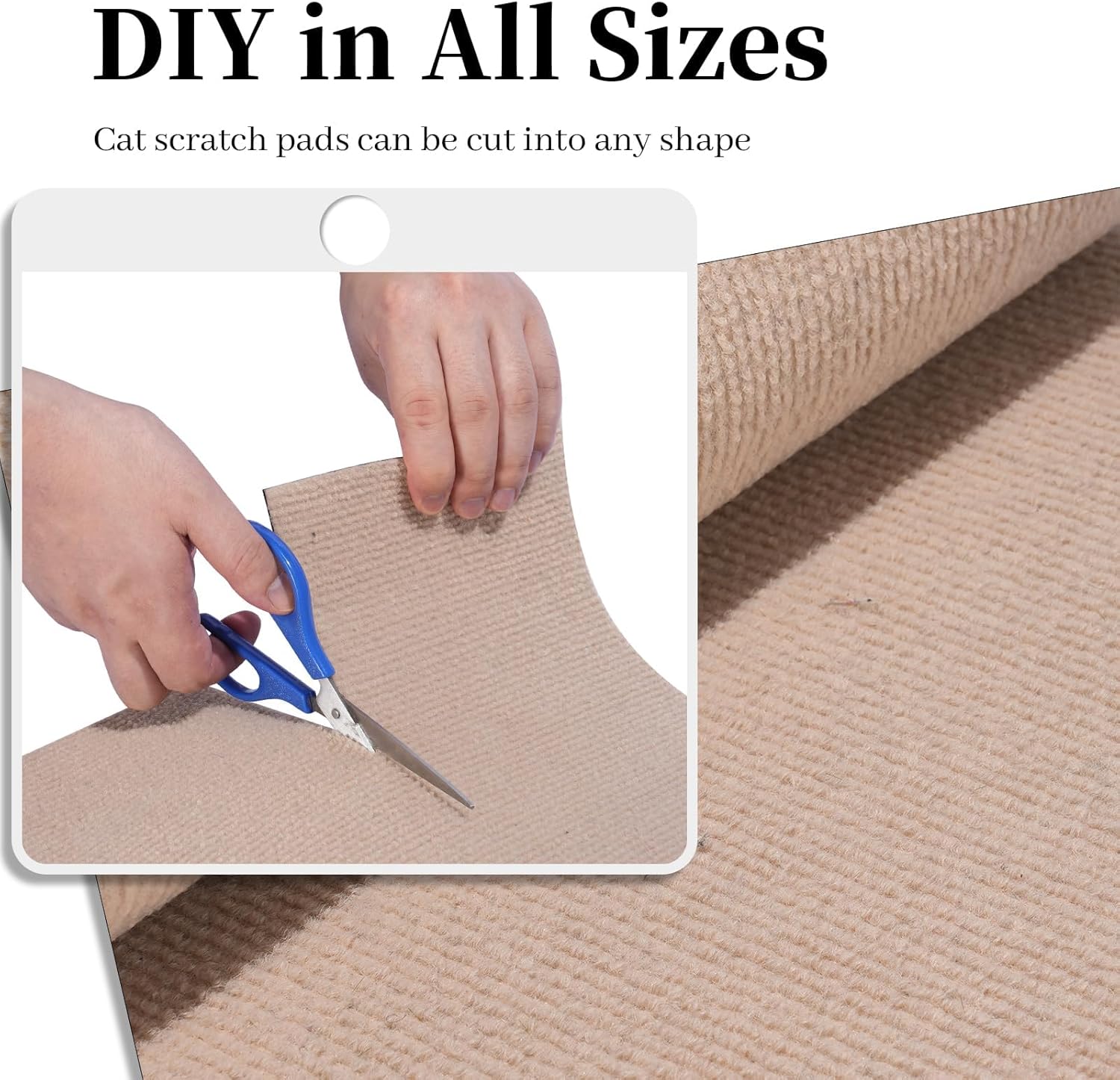 Selbstklebende Kratzschutzmatte für Sofa & Wand, 40x200 cm kratzschutz Sofa Katze - Trimmbarer Schutz gegen Katzenkratzer Couch Schutz von DIY Krallen Katzenteppich