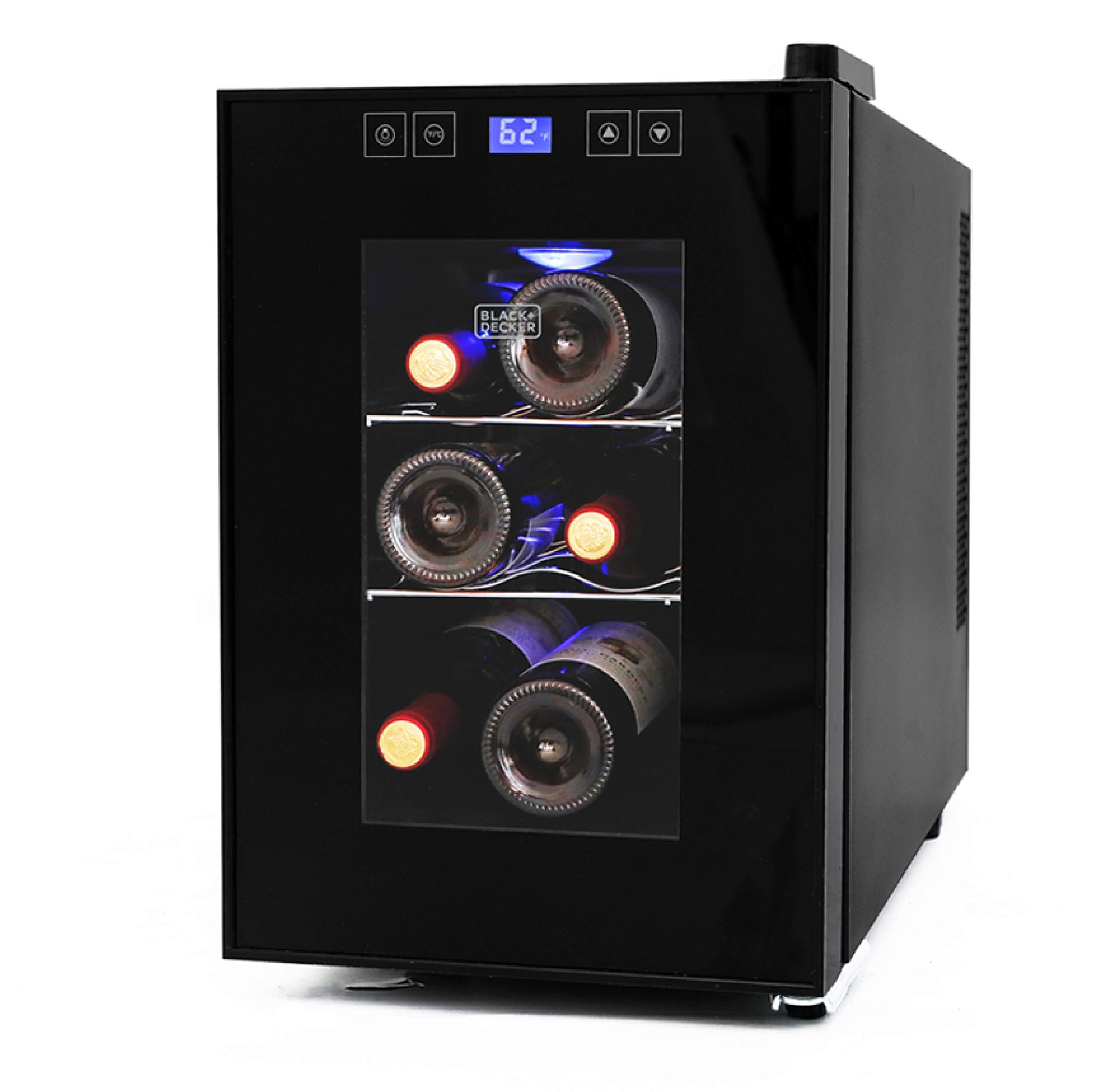 BLACK+DECKER BD60026 Wine Cellar with LED Display (8-Bottle Capacity)