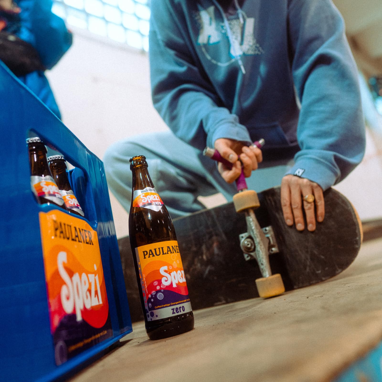 Paulaner Spezi Zero • Erfrischungsgetränk mit Cola & Orange ohne Zucker • EINWEG (24x0,5l)