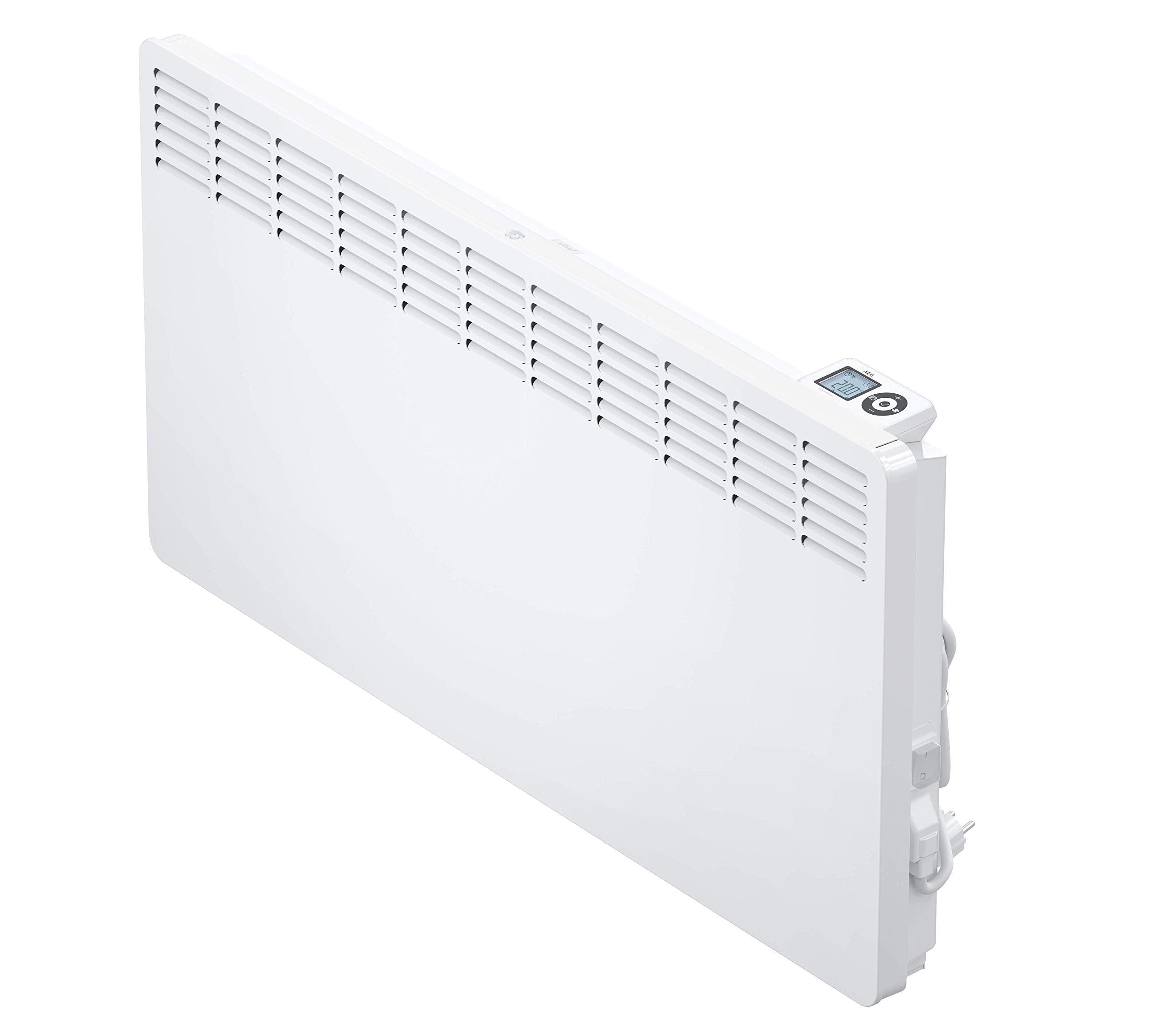 AEG Wandkonvektor WKL 505, Elektroheizung energiesparend, 500 W für ca. 6 m², LCD-Display, Wochenzeitschaltuhr, 236531