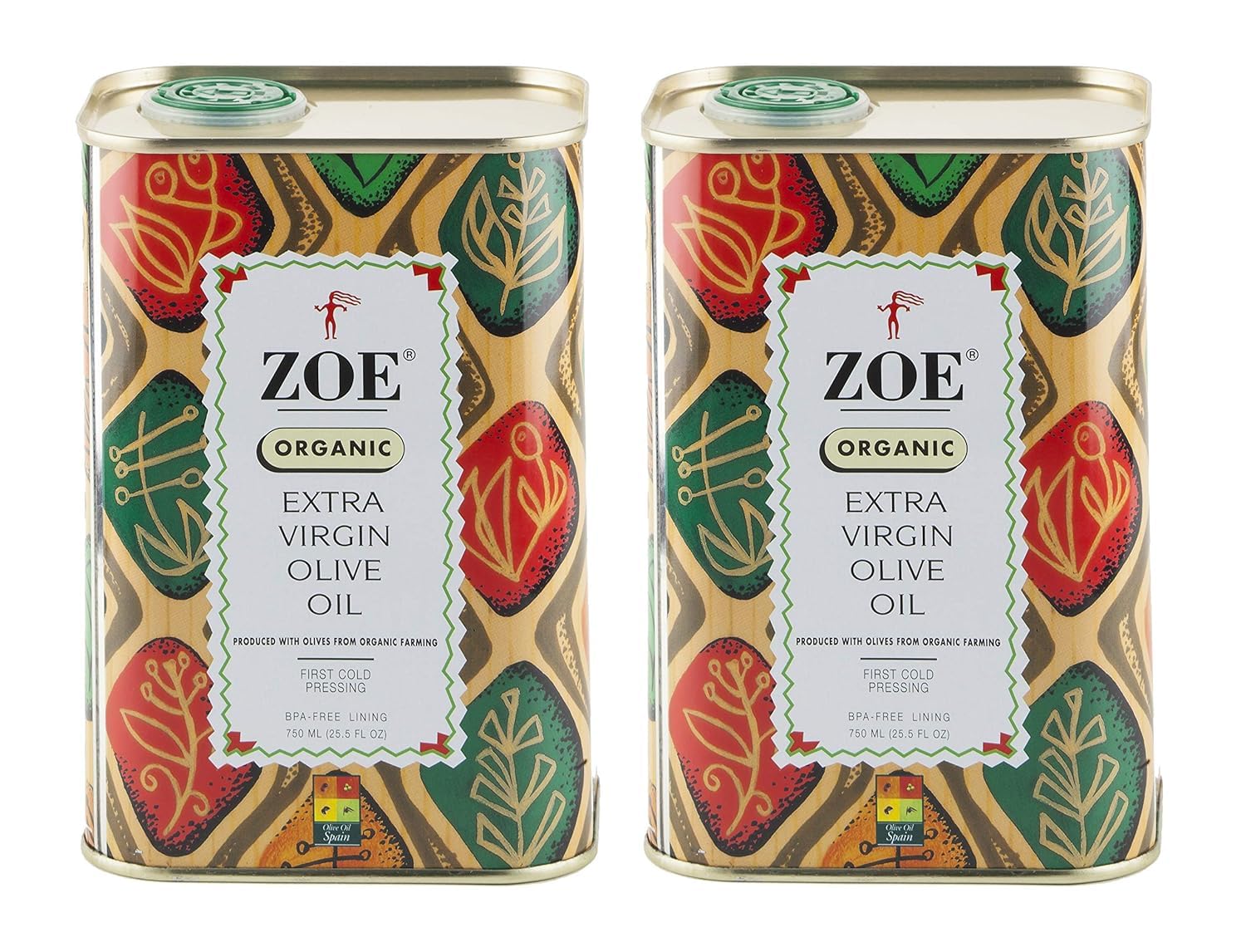 Zoe, Organic Extra Virgin Oil Olive, 25.5 Ounce
