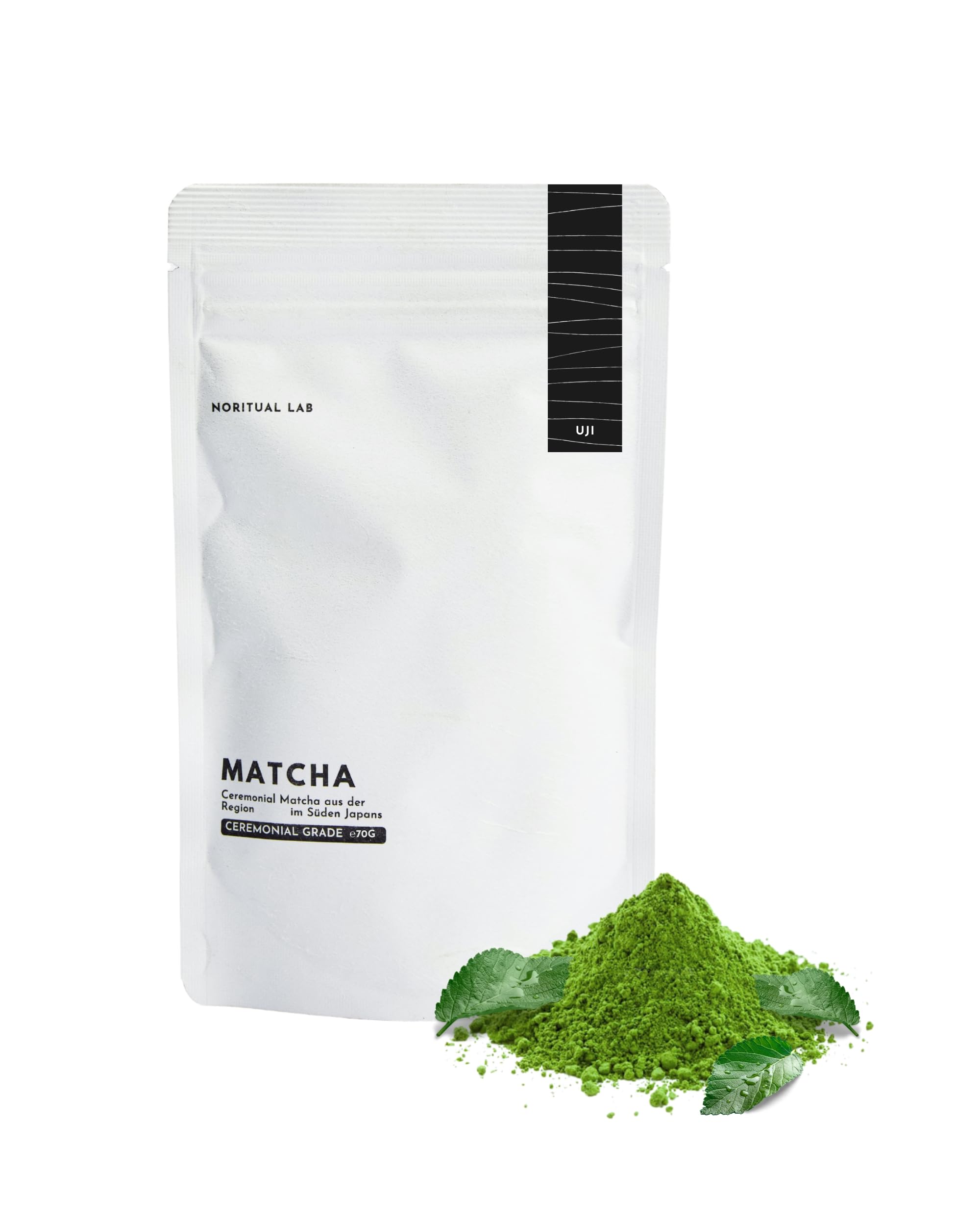 Ceremonial Matcha - Reines Matcha Pulver aus Japan - Ceremonial Grade - Original Matcha Grüntee - Erste Ernte - 100% Natürlich und Laborgeprüft