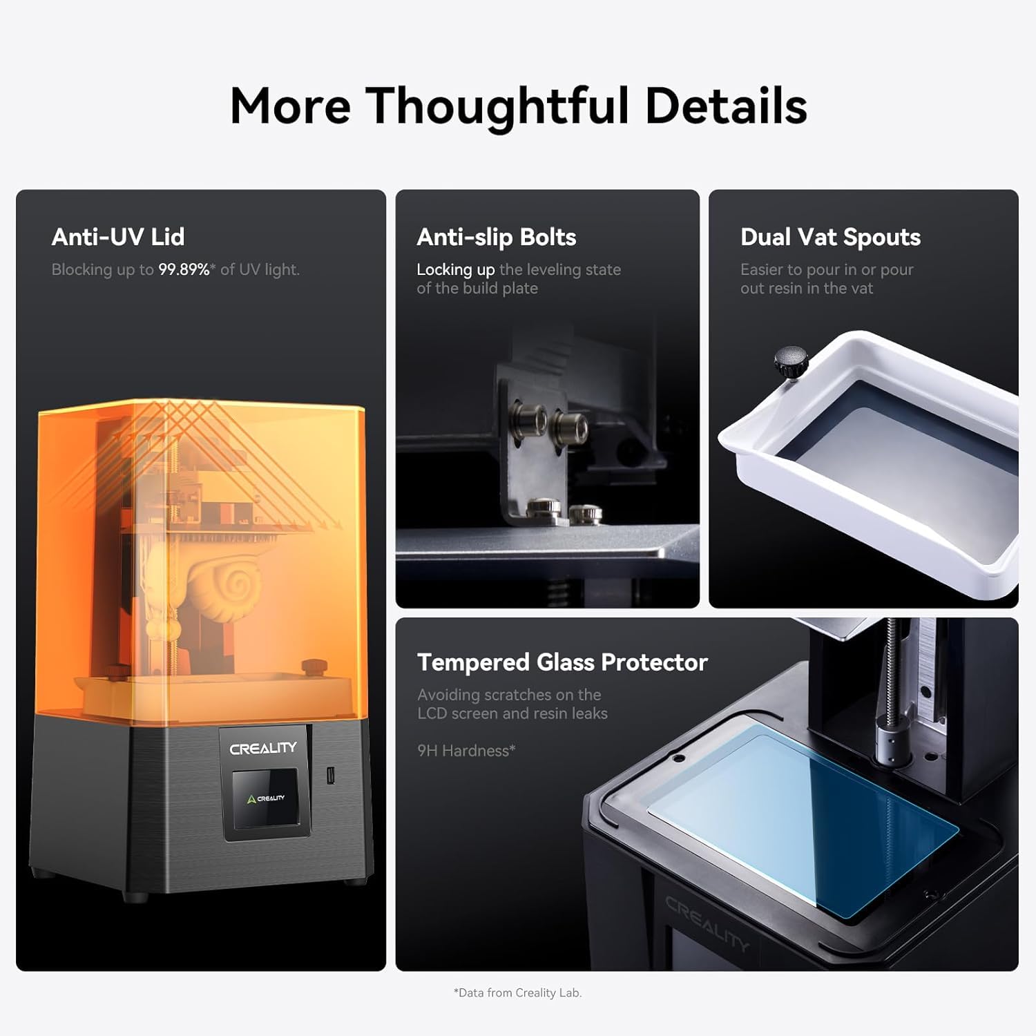 Creality K2 Plus Combo 3D Printer, Multi Color Printing with New CFS, Max 600mm/s Printing Speed, Full-auto Leveling, Next-Gen Direct Drive Extruder, Dual Al Camera, Build Volume 350 * 350 * 350mm