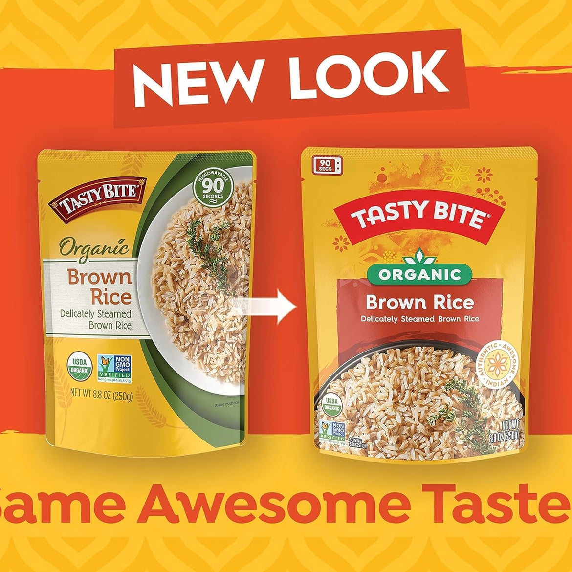 Tasty Bite Organic Brown Rice, 8.8 Ounce (Pack of 12)