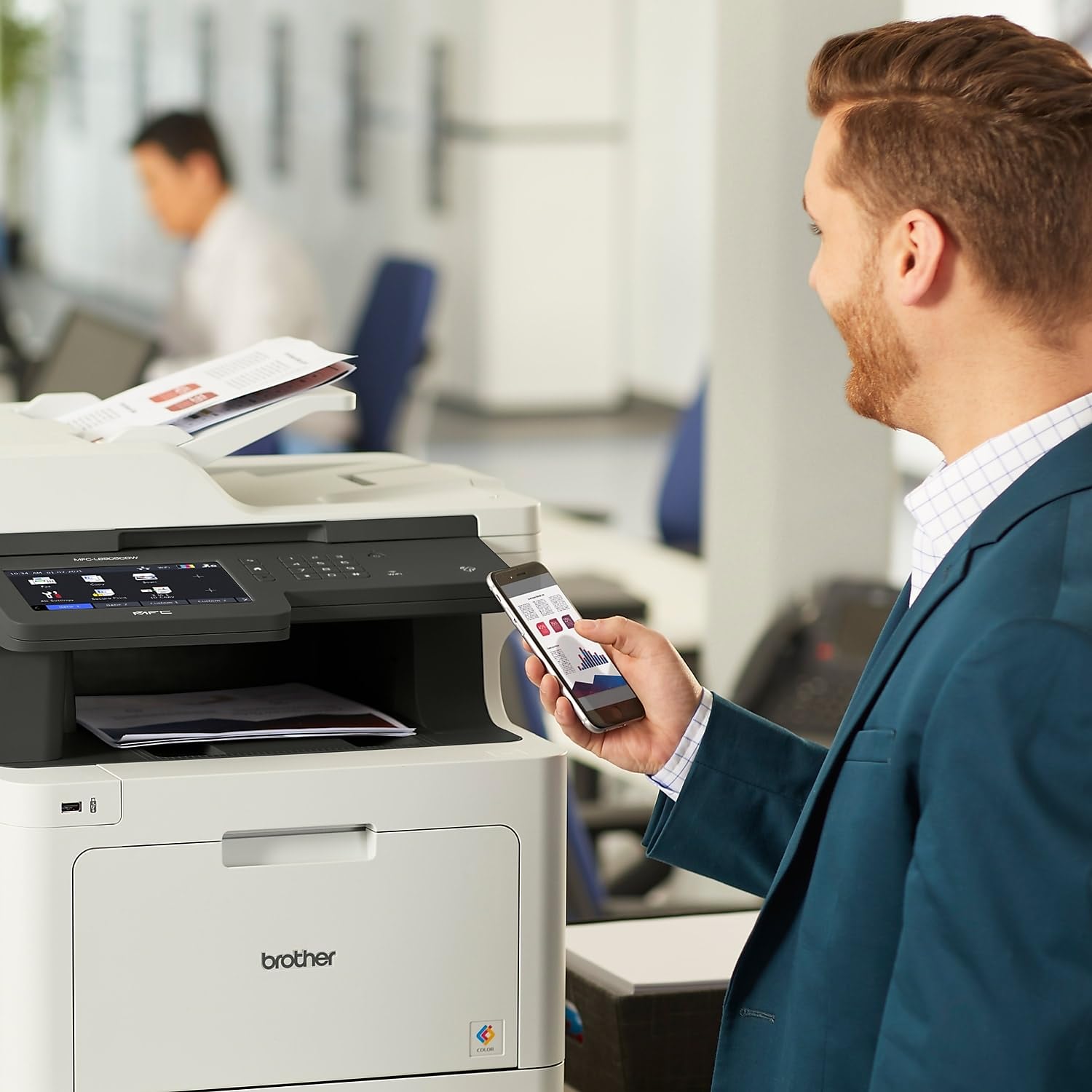 Brother MFC-L8930CDW Business Color Laser All-in-One Printer with Duplex Print, Scan, Copy, Low-Cost Printing, and Advanced Security Features
