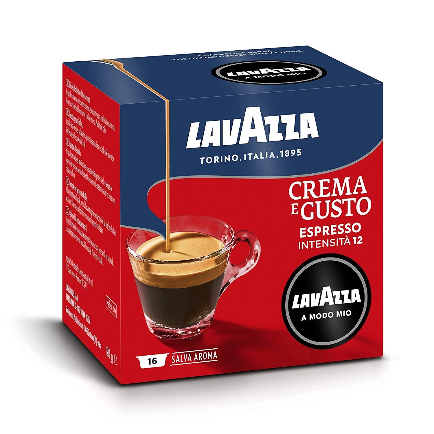 Lavazza Espresso Qualita Rossa , vollmundiger und ausgewogener Espresso, 30 Kapseln, Nespresso kompatibel