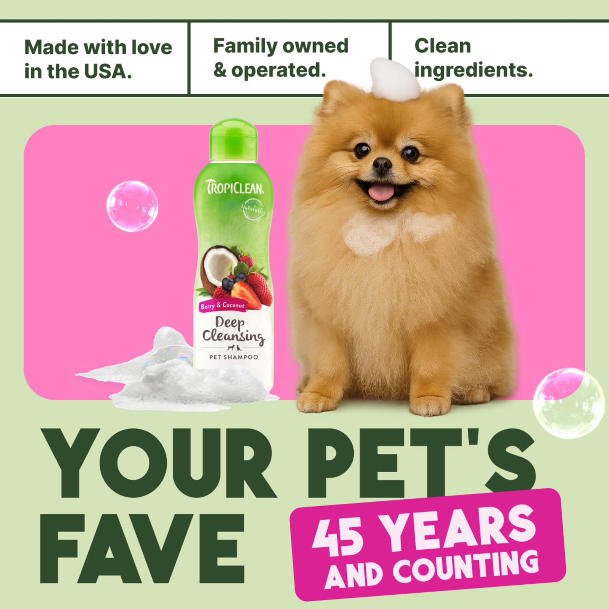 TropiClean Shampoo für Tiere - Med. Juckreizlinderung - Peelt, Befeuchtet & beruhigt trockene, juckende Haut & Fell I Für Hunde & Katzen I Parabens-, Farb- und Seifenfrei - Hafermehl & Teebaum, 3,78 L