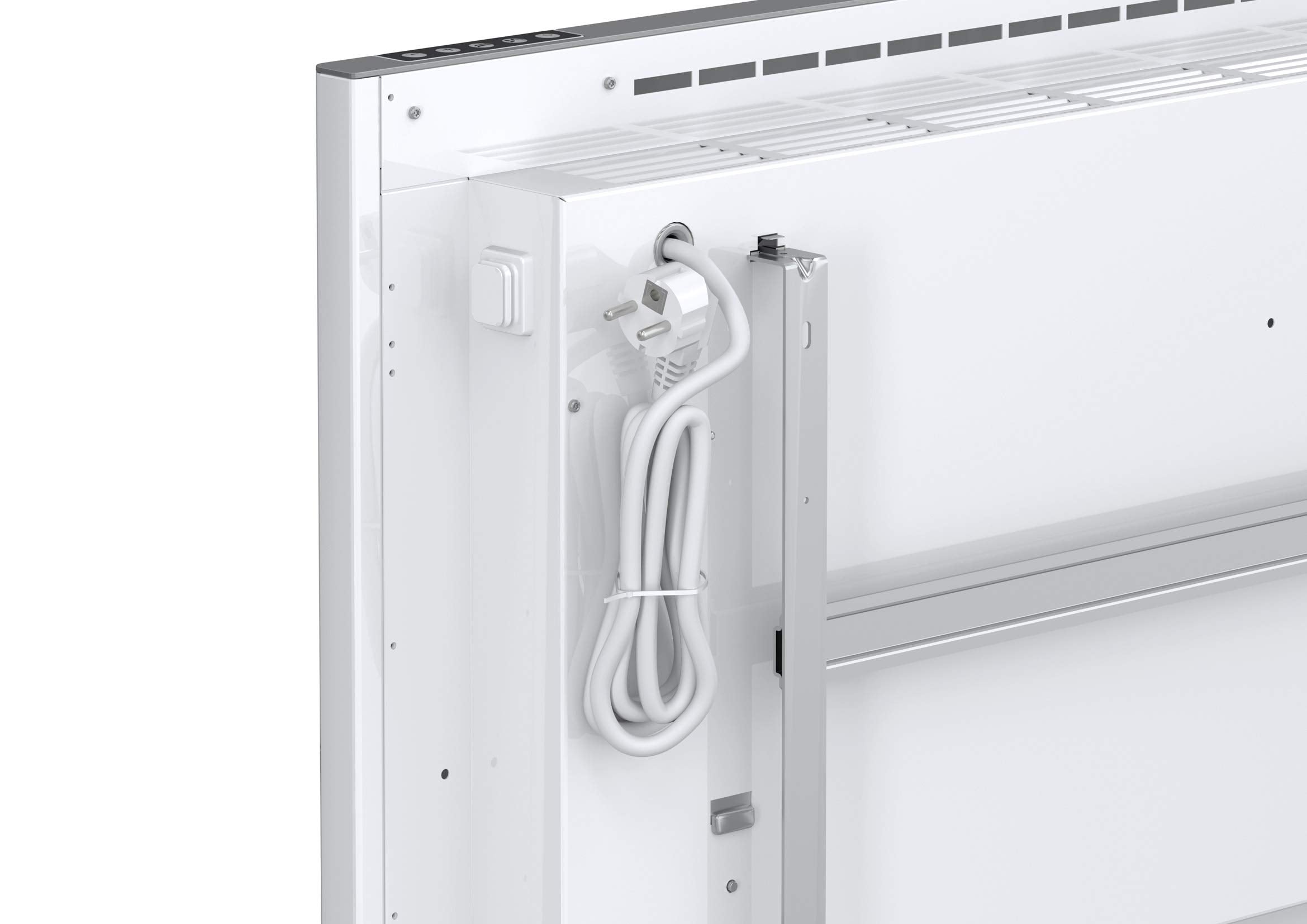 AEG Wandkonvektor WKL 505, Elektroheizung energiesparend, 500 W für ca. 6 m², LCD-Display, Wochenzeitschaltuhr, 236531