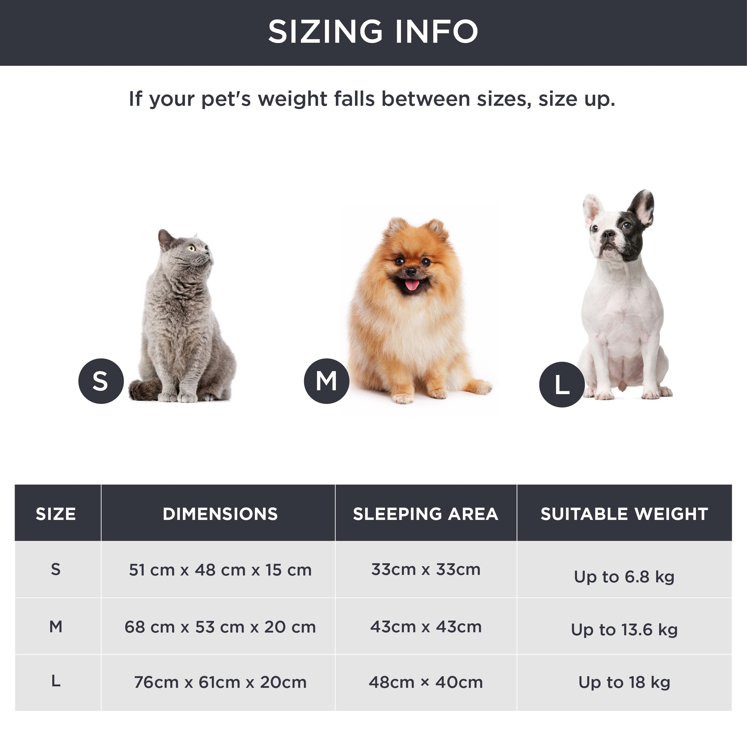 BEDSURE Katzenbett waschbar Katzen Bettchen - 51x48x15cm Katzenkorb mit Zweiseitig Innenkissen Katzenschlafplatz für Katzen oder kleine Hunde,Grau