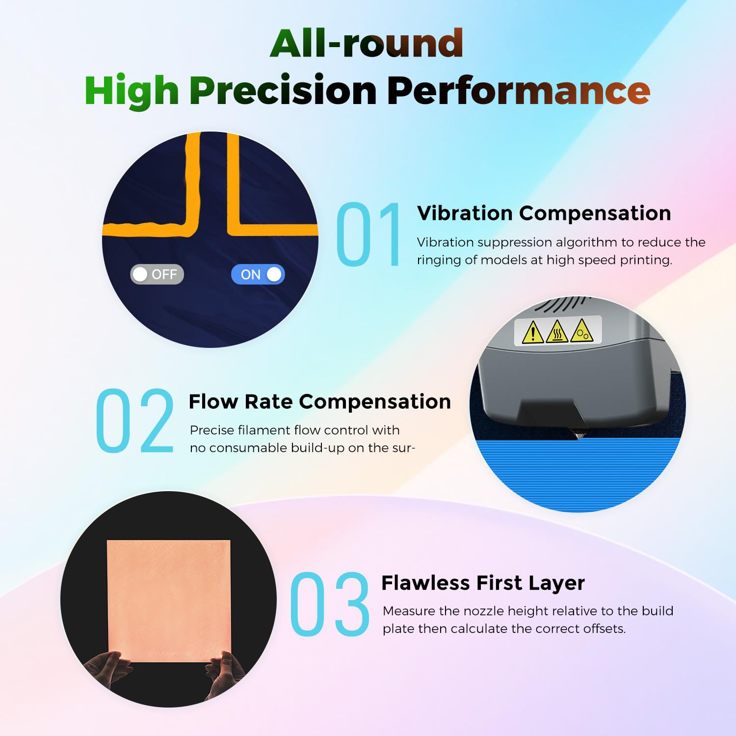 FLASHFORGE 3D Printer AD5M Pro with 250g PLA, 600mm/s High Speed CoreXY High Precision Printing, 280℃ Quick-Swap 0.4 & 0.6mm Hotend, 50dB Silence and Built-in Camera, Build Volume 220 * 220 * 220mm