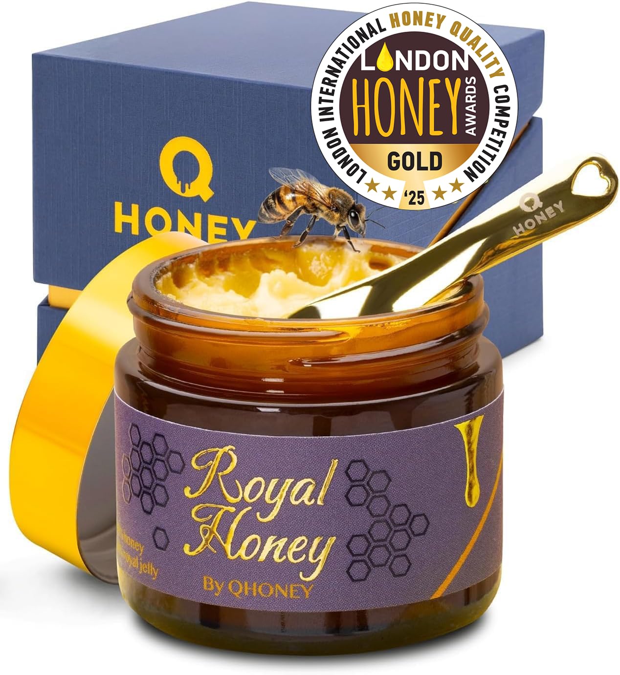 Q Honey – Wildblütenhonig vom Imker, NMR-geprüft, geprüfte Qualität & international anerkannt 2025, 1 kg