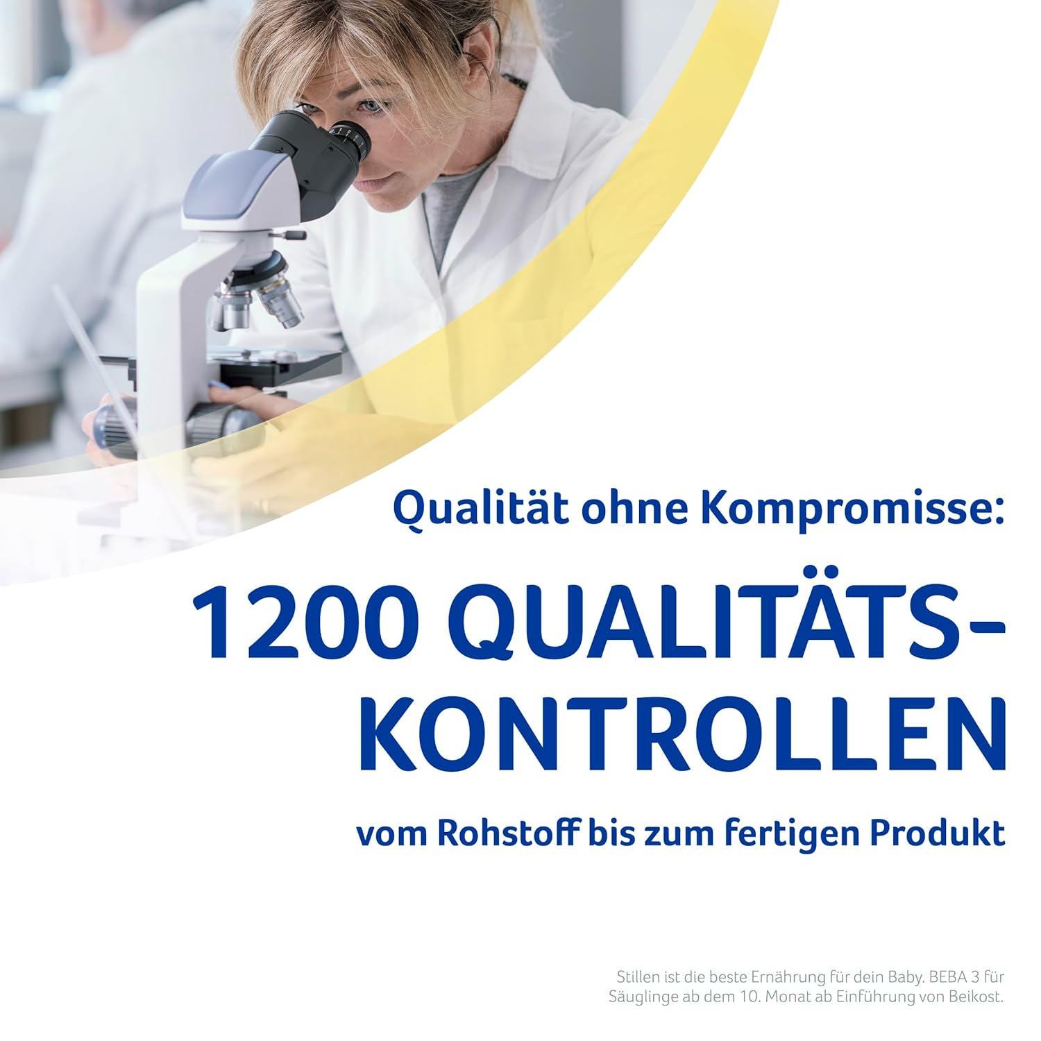 BEBA 3 - Folgemilch ab dem 10. Monat, Mit 5 HMO Komplex, Altersgerecht angepasster Proteingehalt, Nur Laktose, Ohne Palmöl, Ohne Fischöl, Babynahrung, Baby-Milchpulver, 3er Pack (3 x 800g)
