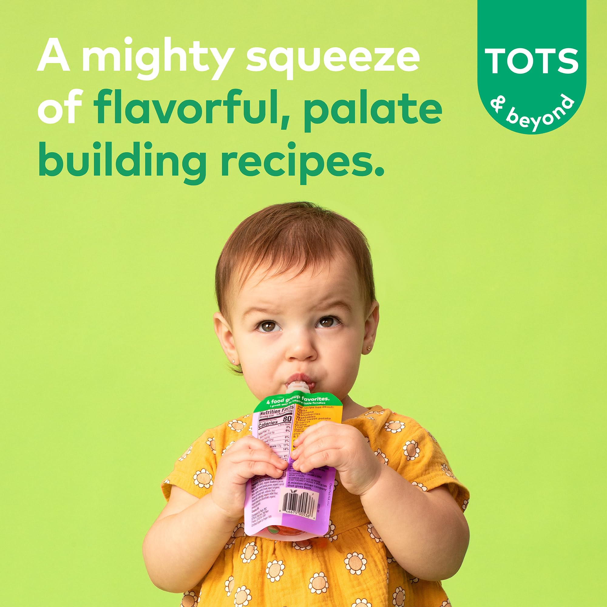 Plum Organics Variety Pack, 12+ Months – Toddler’s Flavor Expedition – Mighty Builder Organic Fruit & Veggie Pouches – 4 oz Pouch, Pack of 18 (Amazon Exclusive)