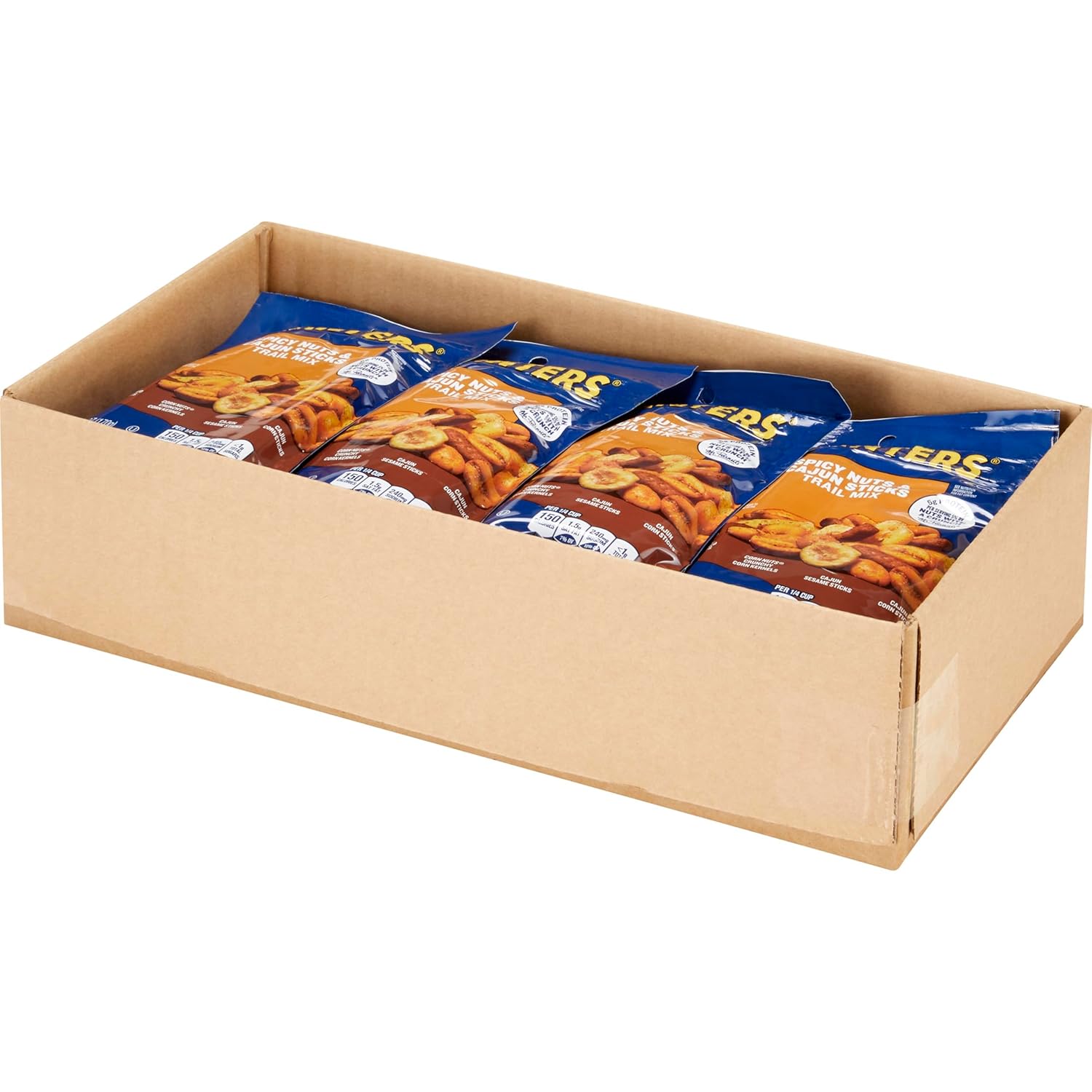 PLANTERS Tropical Fruit & Nut Trail Mix - Mixed Nuts Trail Mix Snack Packs, 6 oz Bags (Pack of 12)