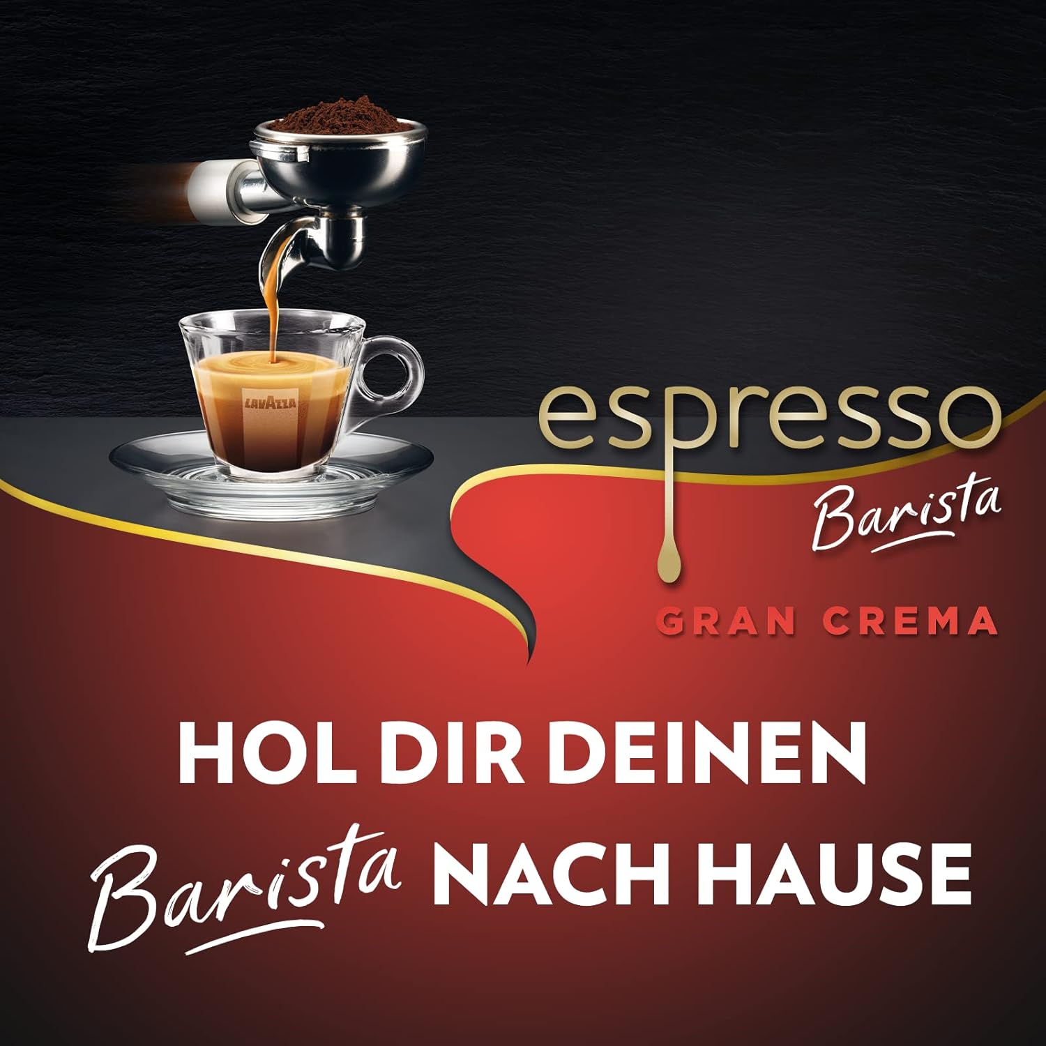 Lavazza, Espresso Barista Intenso, ganze Arabica und Robusta Kaffeebohnen, mit Kakao- und Holzaromen, für einen intensiven Kaffee, Intensität 9/10, mittlere Röstung, 1 kg Packung