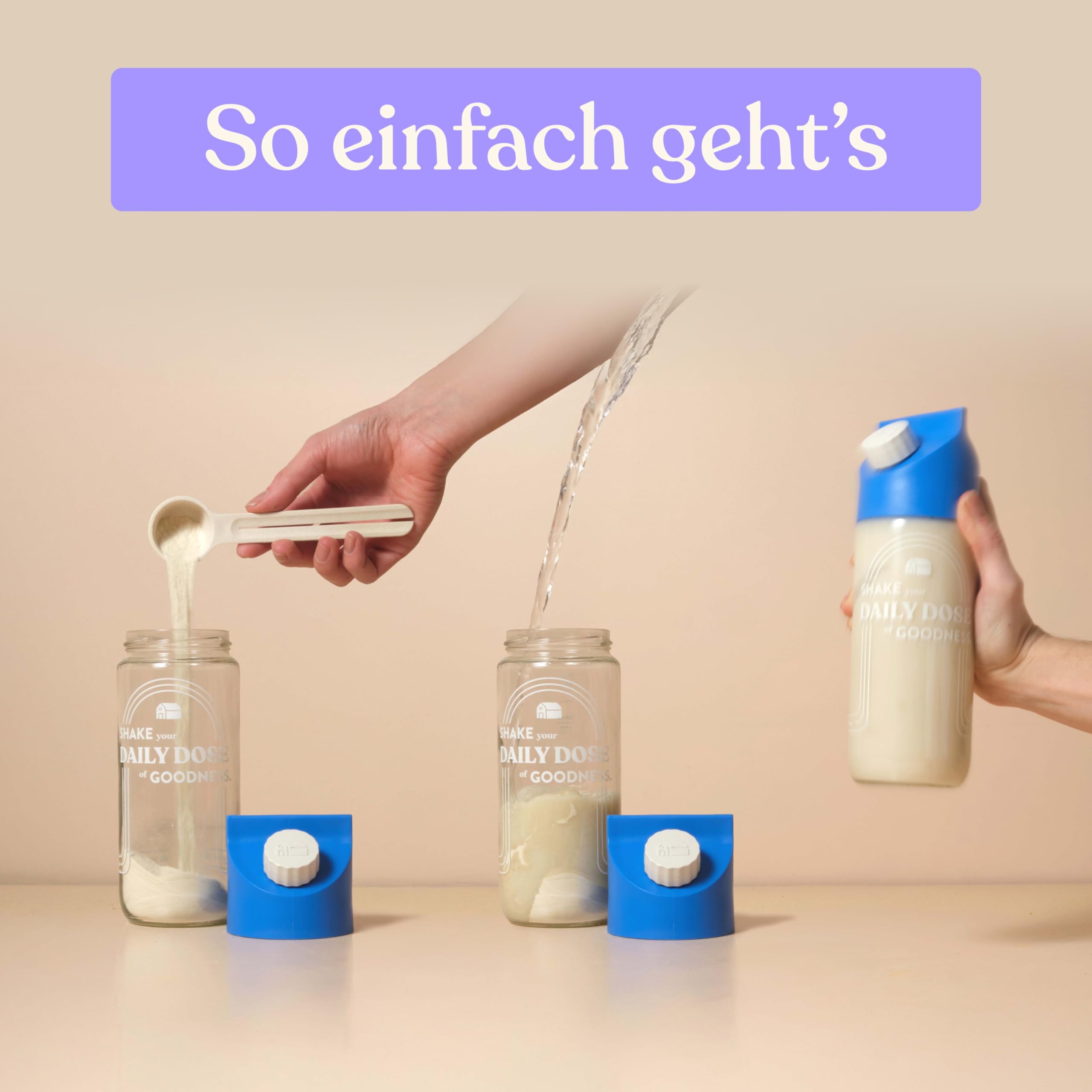 Blue Farm Pure Oat Base (ehem. BIO) für bis zu 20 Liter Haferdrink zum Selbermischen – 100% beste Bio-Qualität – 100% vegan, laktosefrei & glutenfrei – 90% weniger Verpackungsmüll – Vorteilspack