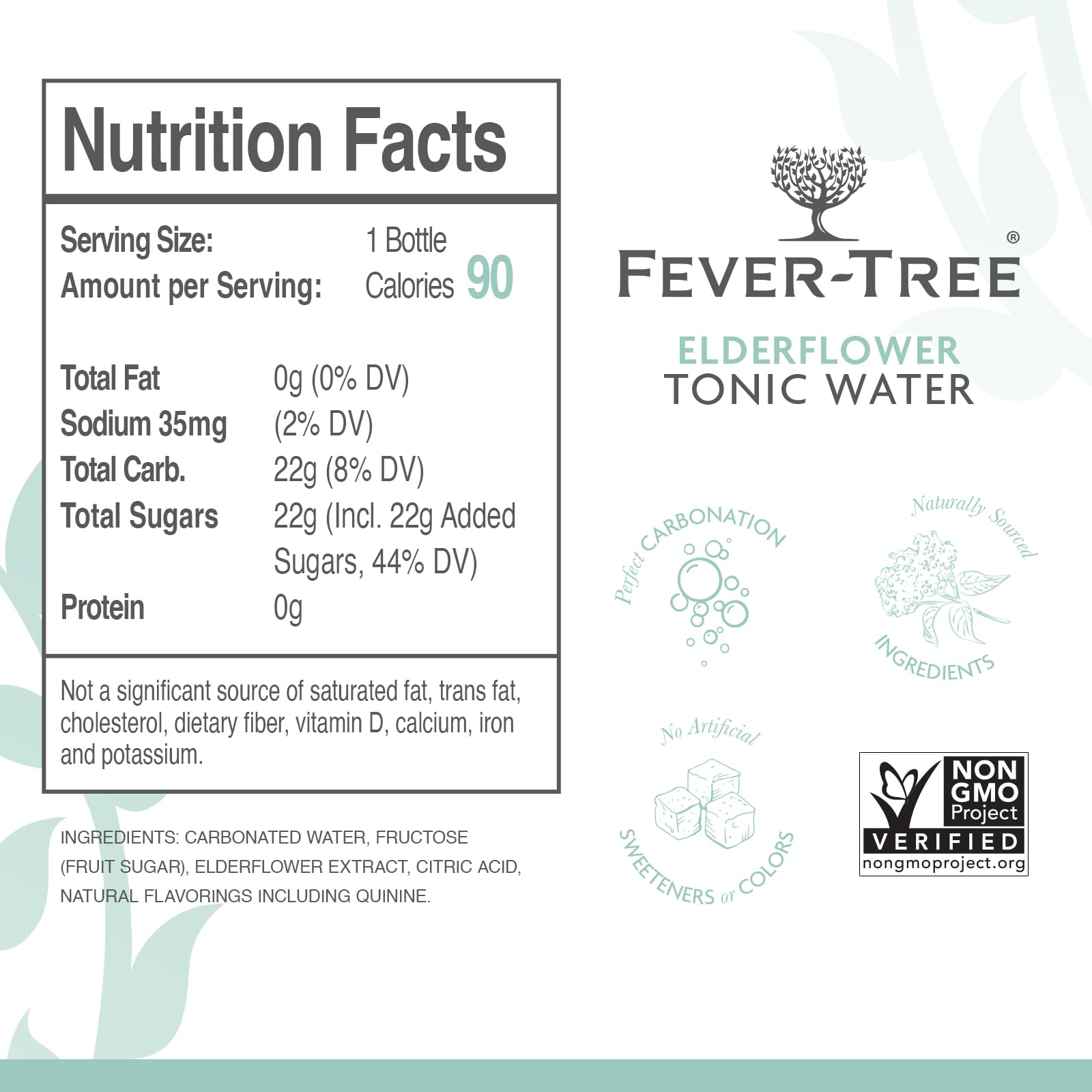 Fever Tree Tonic Water - Premium Quality Mixer - Refreshing Beverage for Cocktails & Mocktails. Naturally Sourced Ingredients, No Artificial Sweeteners or Colors - 150 ML Cans - Pack of 24