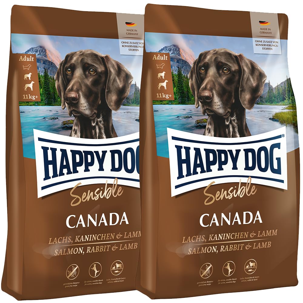 Happy Dog Sensible Neuseeland - M - Trockenfutter, Hundefutter - Geschmacksrichtung Lamm - 12,5kg