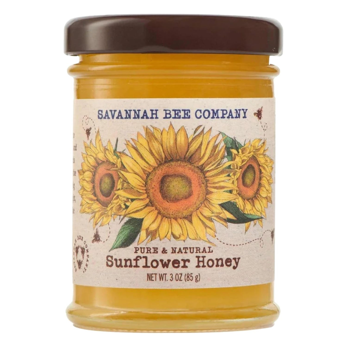 Savannah Bee Company Hot Honey Gluten Free and 100% Pure Honey Infused with Sweet Wildflower- Heat from Wildflower and Habanero Peppers 12 oz Squeeze Bottle