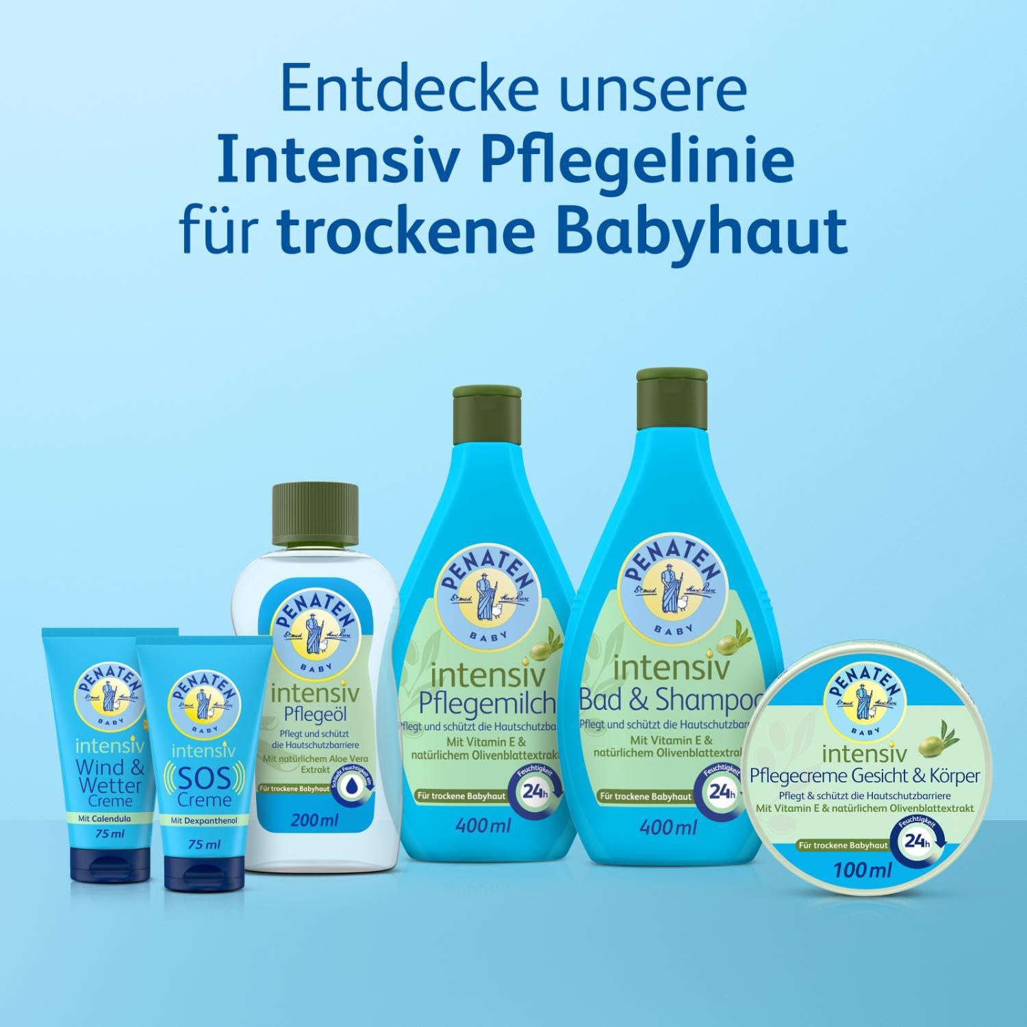 Penaten Pflegeöl 500ml, sanftes Baby Massageöl und Babyöl zur Pflege, Reinigung und Massage, ohne Parabene und Farbstoffe, für Neugeborene