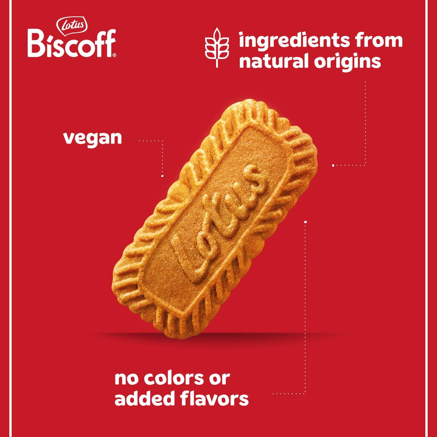 Lotus Biscoff | Orginal Karamellisierter Keks | 300 Einzeln Verpackte Kekse | Einzigartiger Knuspriger Geschmack | Vegan | Kein Zusatz von Aromen oder Farbstoffen | 1.875 kg