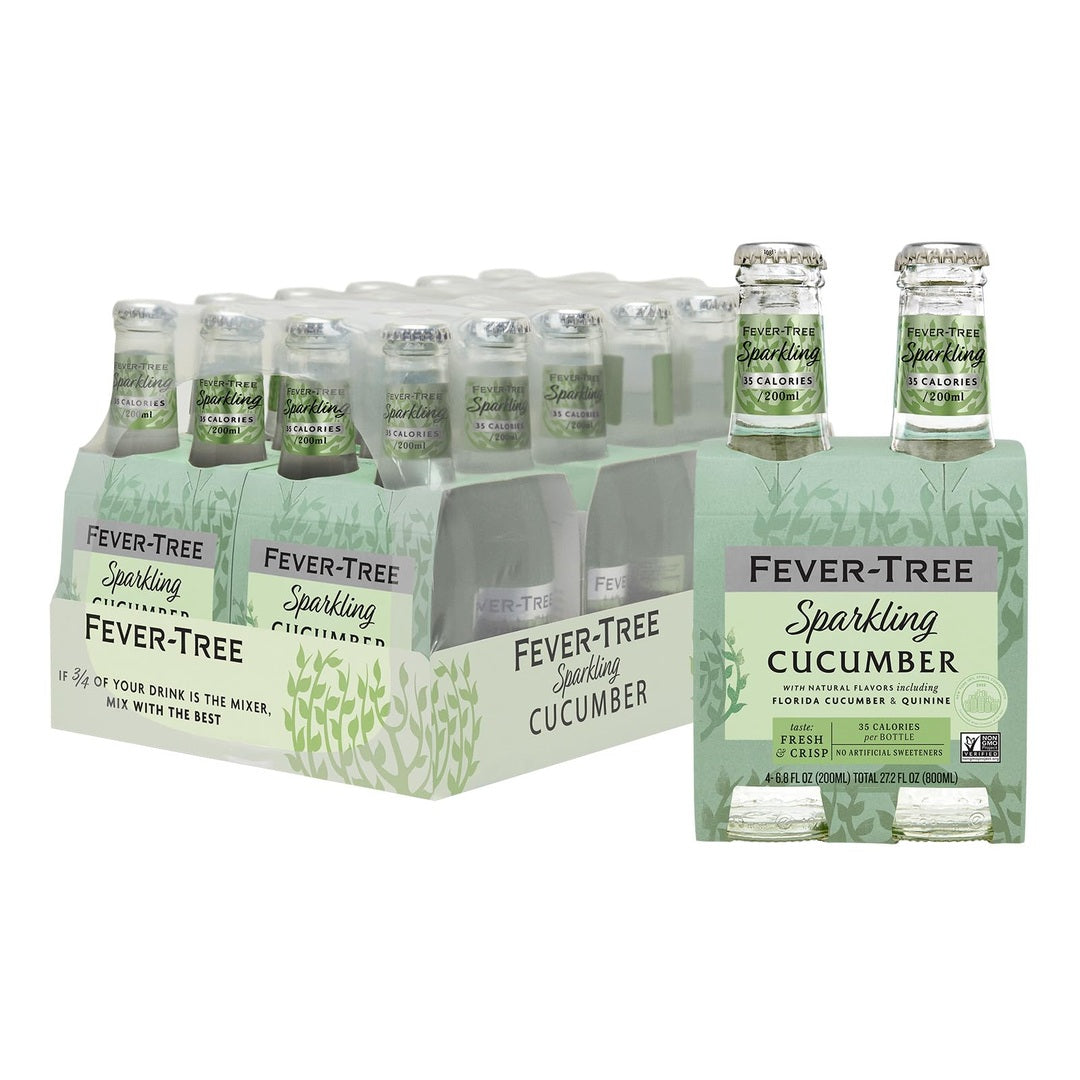 Fever Tree Club Soda Club Soda - Premium Quality Delicate with perfect carbonation - Refreshing Beverage for Cocktails & Mocktails. Naturally Sourced Ingredients, No Artificial Sweeteners or Colors - 5.07 Fl Oz (Pack of 24)(Packaging May Vary)